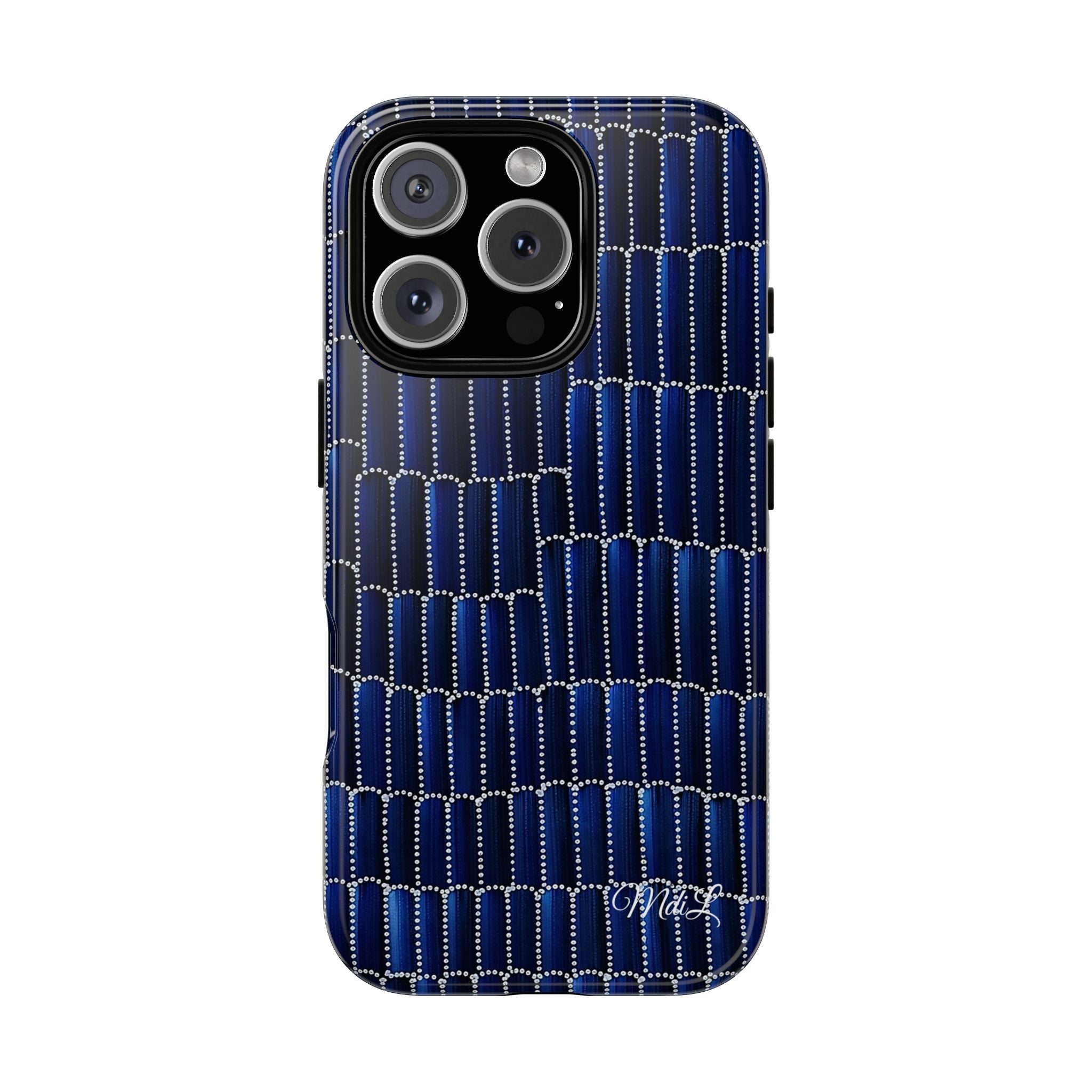 Watercolor Diamonds | Midnight Blue - Mare di Luna