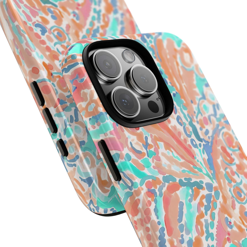 Coral & Teal