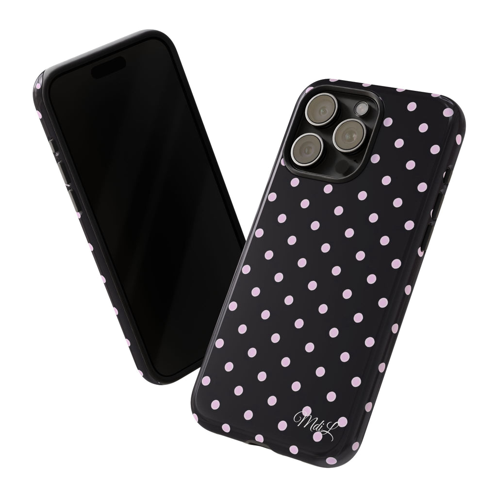 Polka Dots | Pink and Black - Mare di Luna