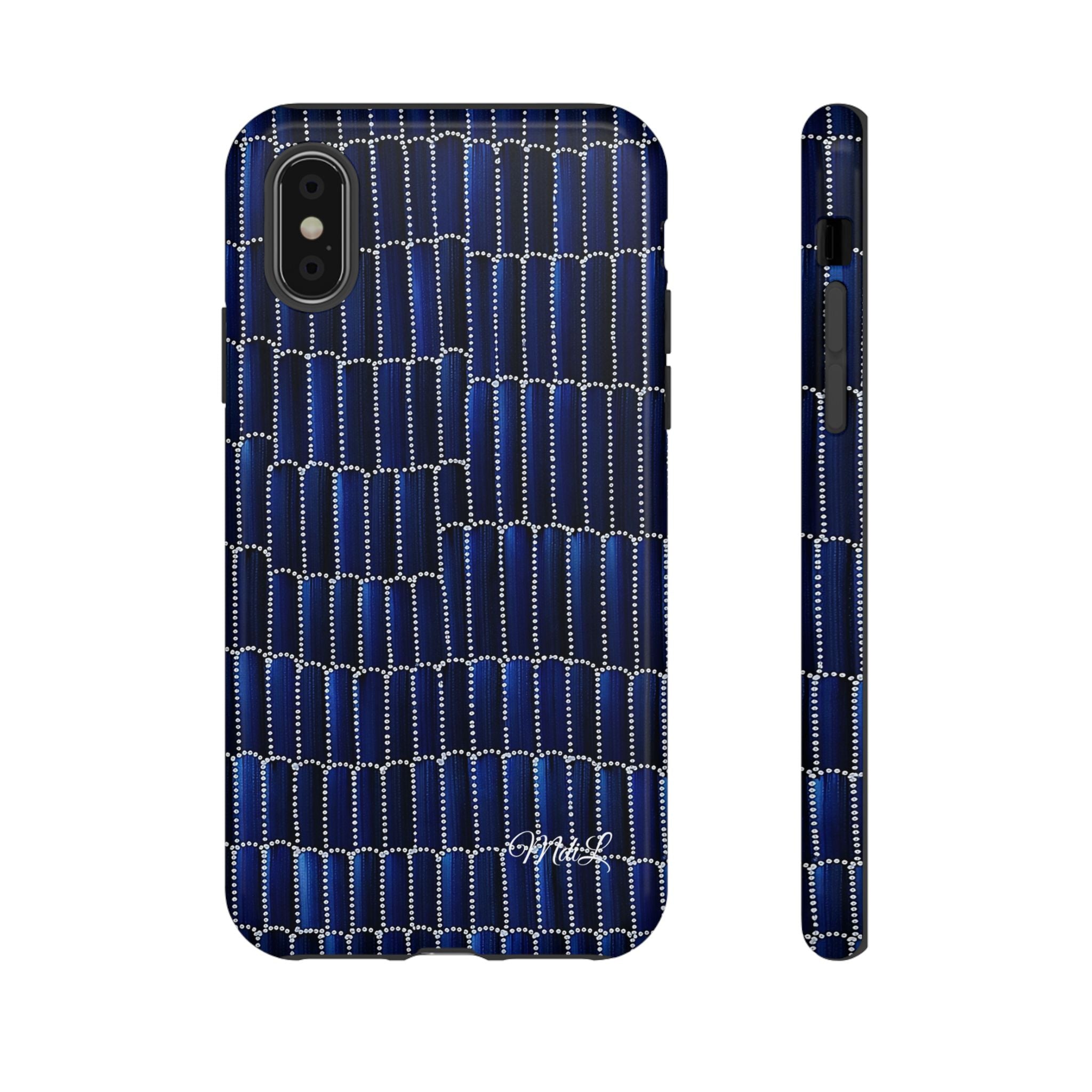 Watercolor Diamonds | Midnight Blue - Mare di Luna