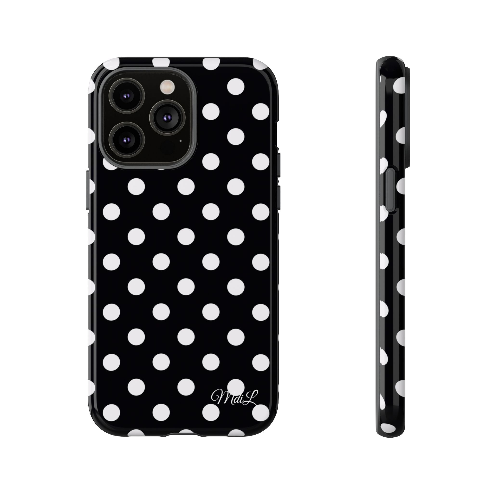 Polka Dots | White and Black - Mare di Luna