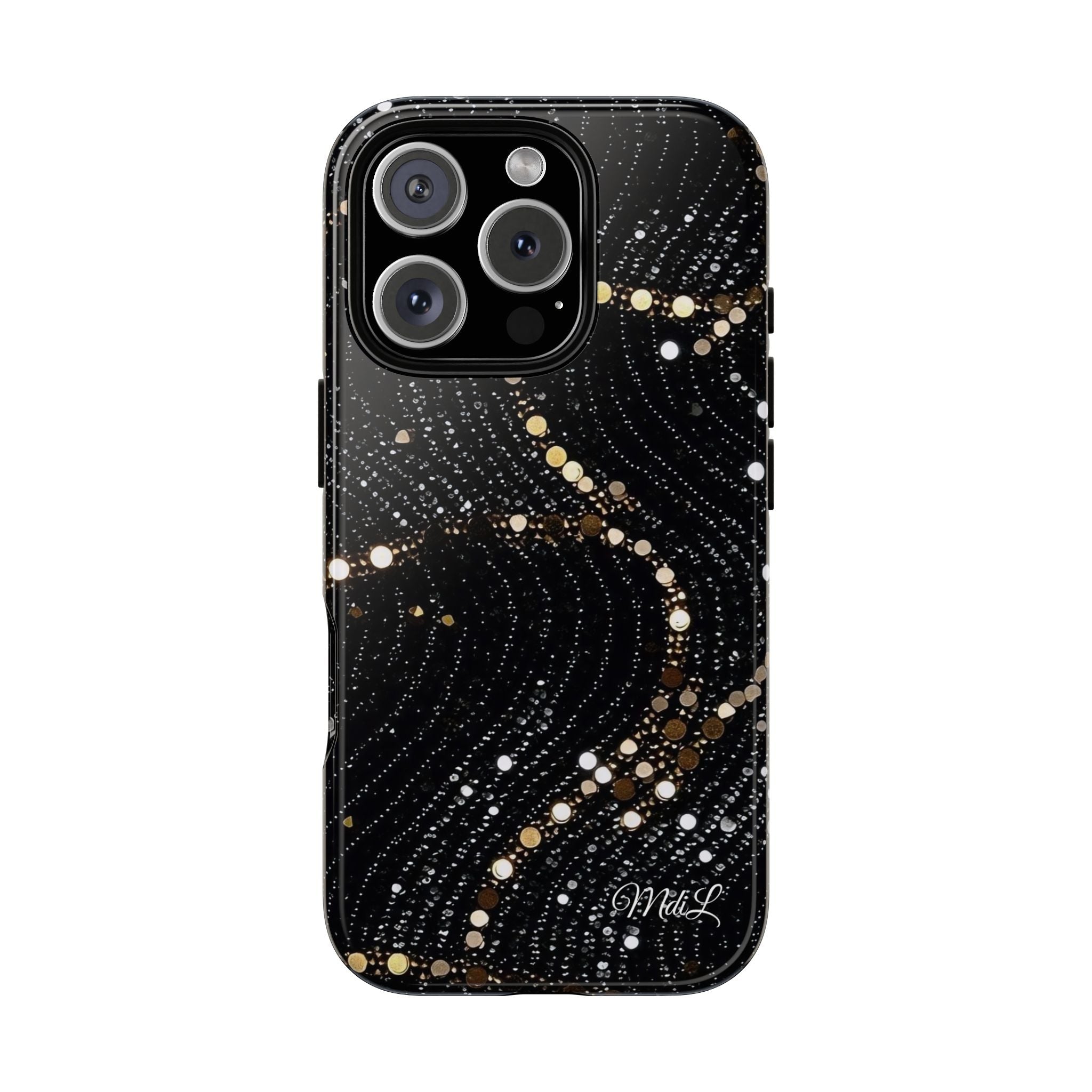 Sequin | Black and Gold - Mare di Luna