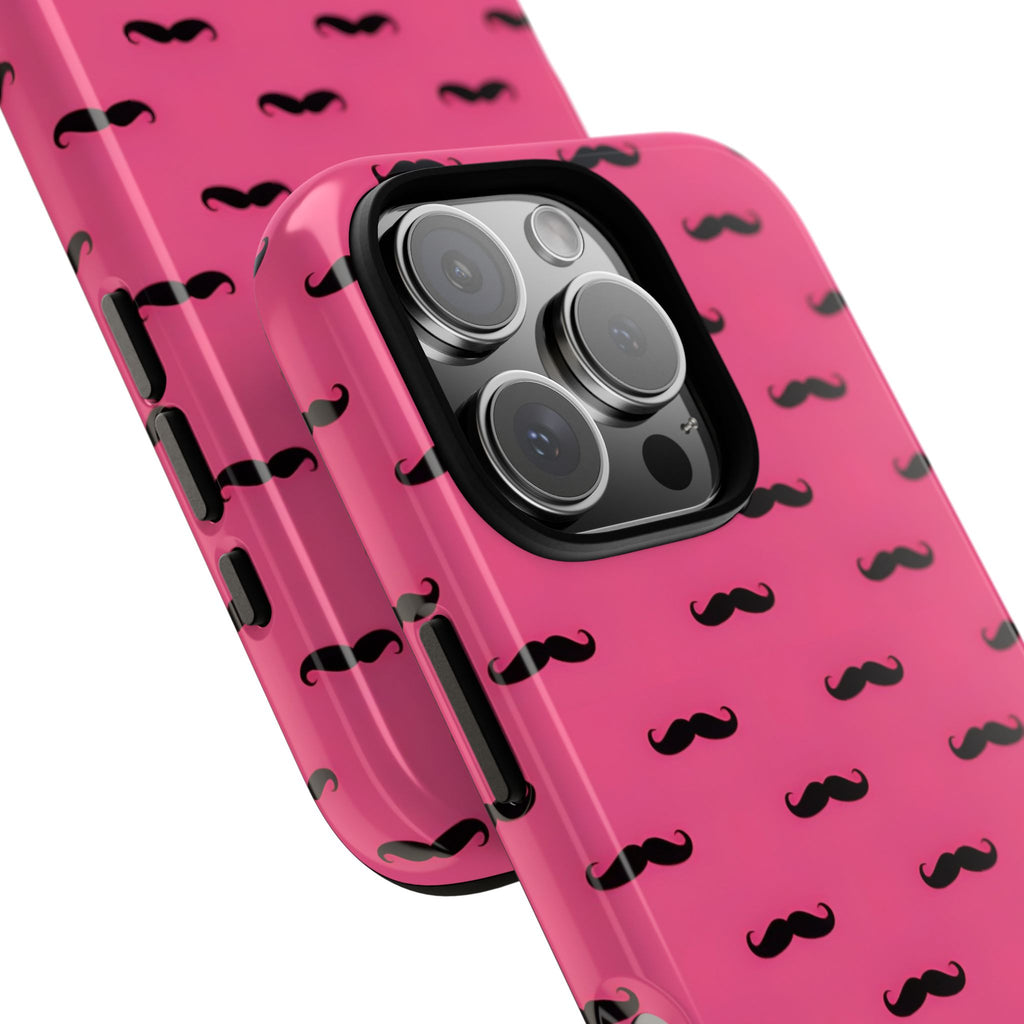 Pink Moustache iPhone Case