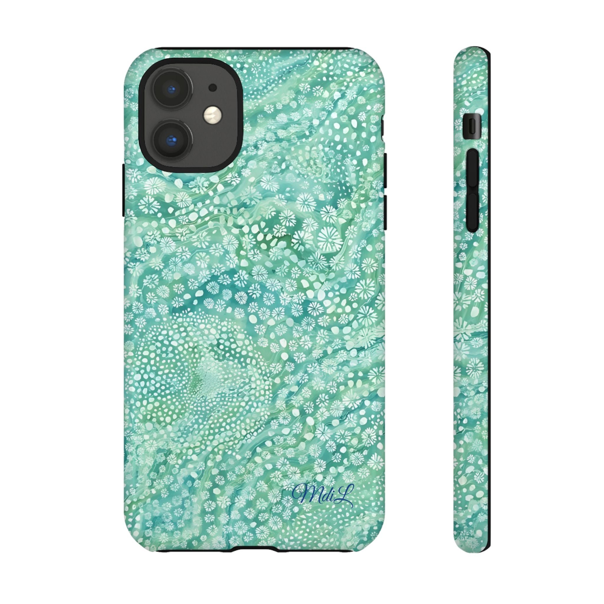 Teal Florals