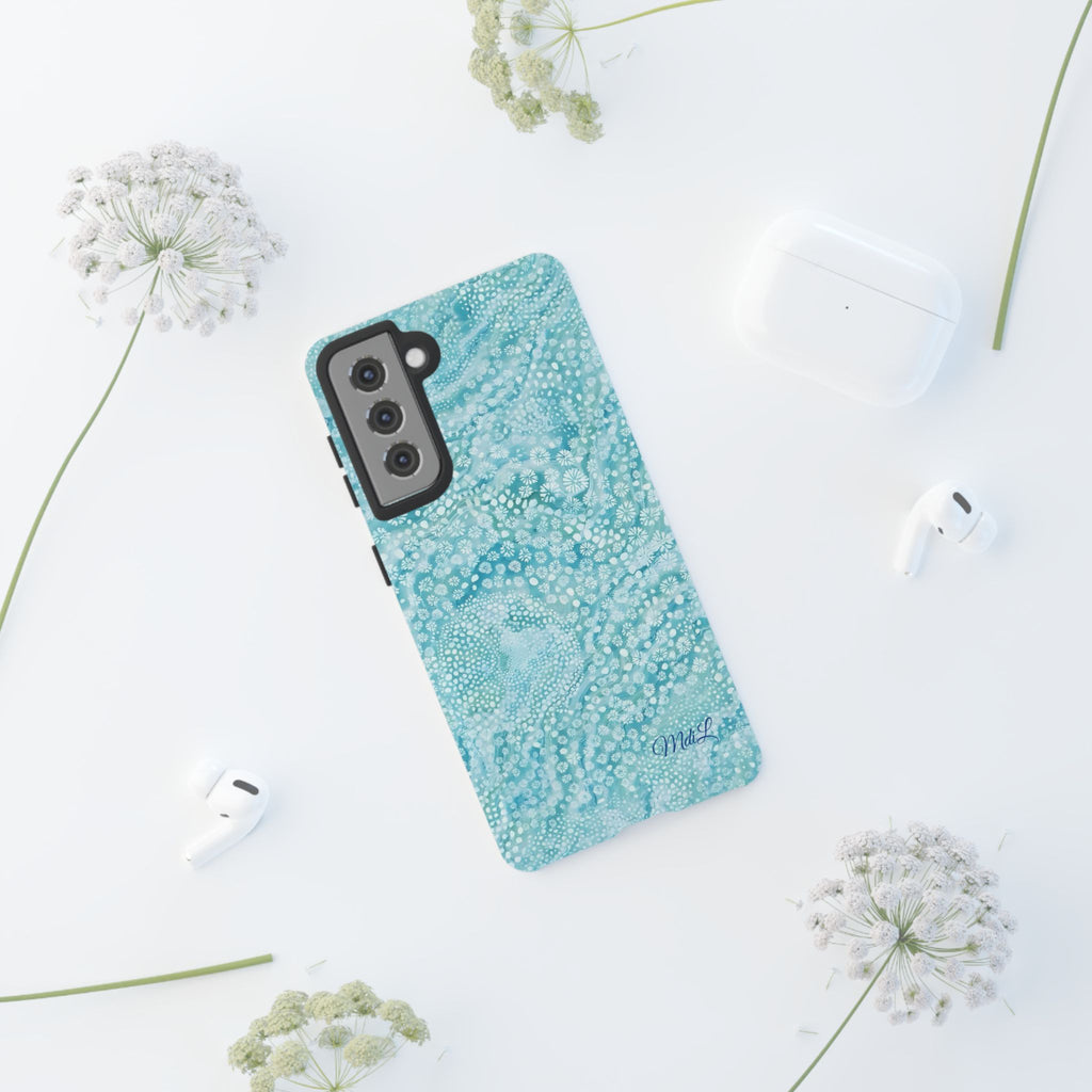 Teal Florals