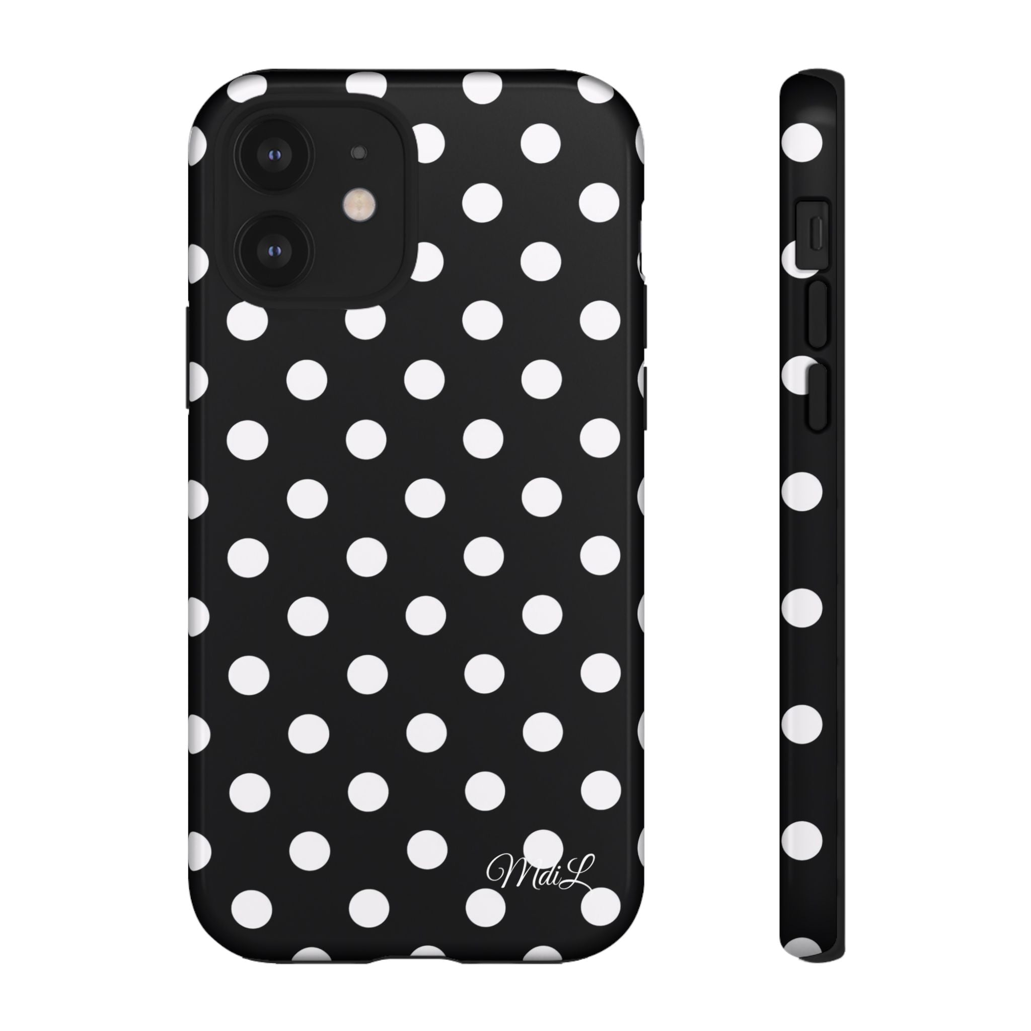 Polka Dots | White and Black - Mare di Luna