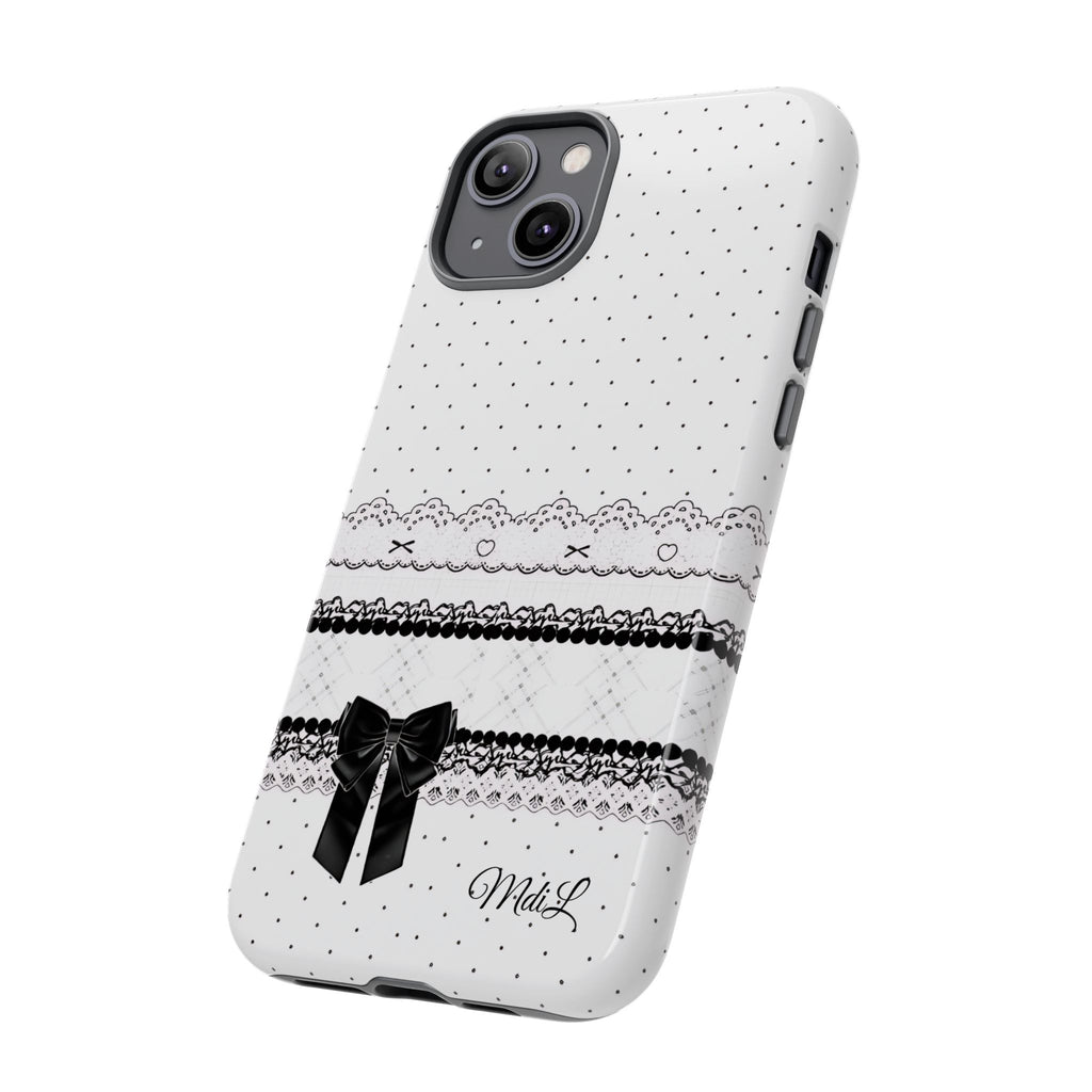 Dotted Lace | Black and White - Mare di Luna