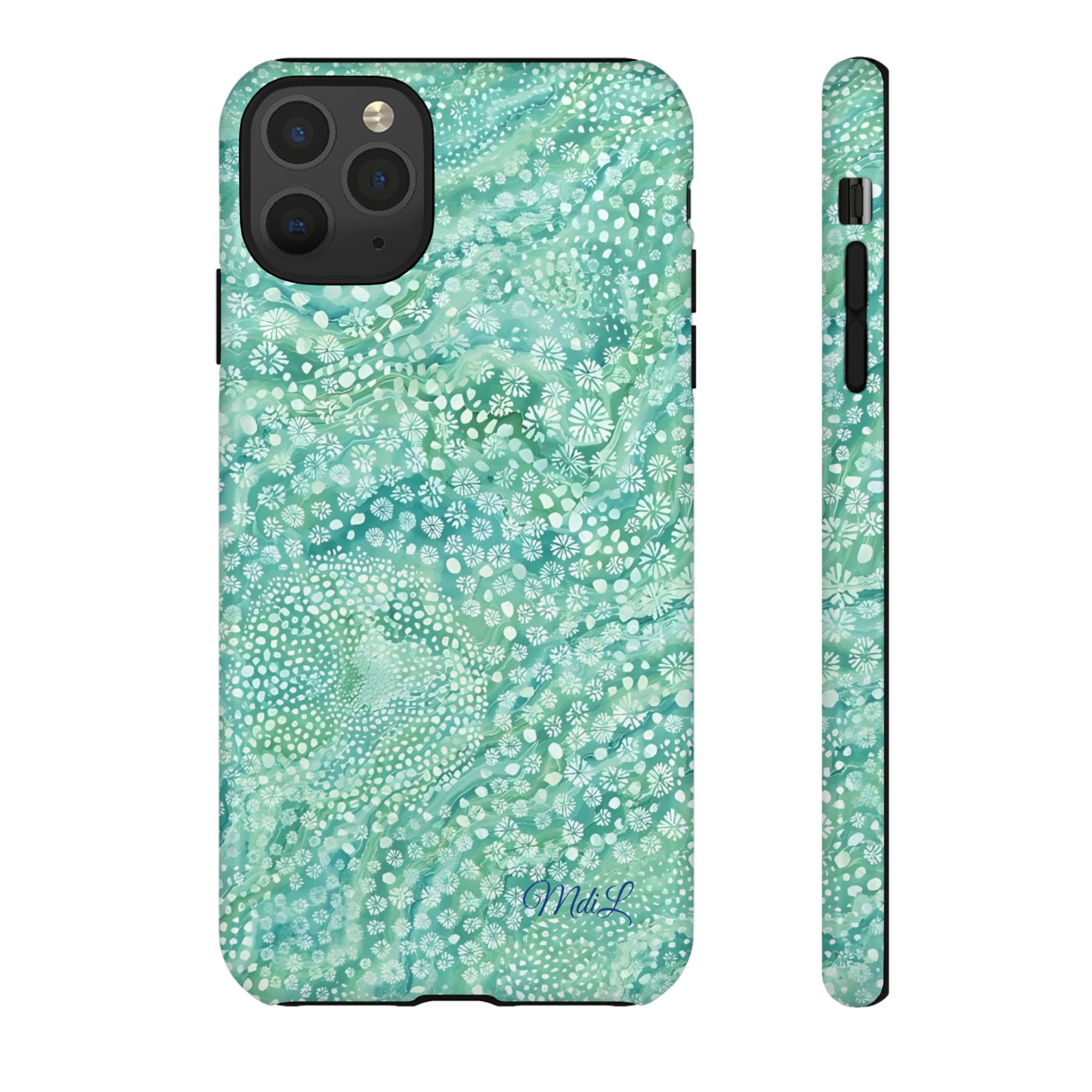 Teal Florals