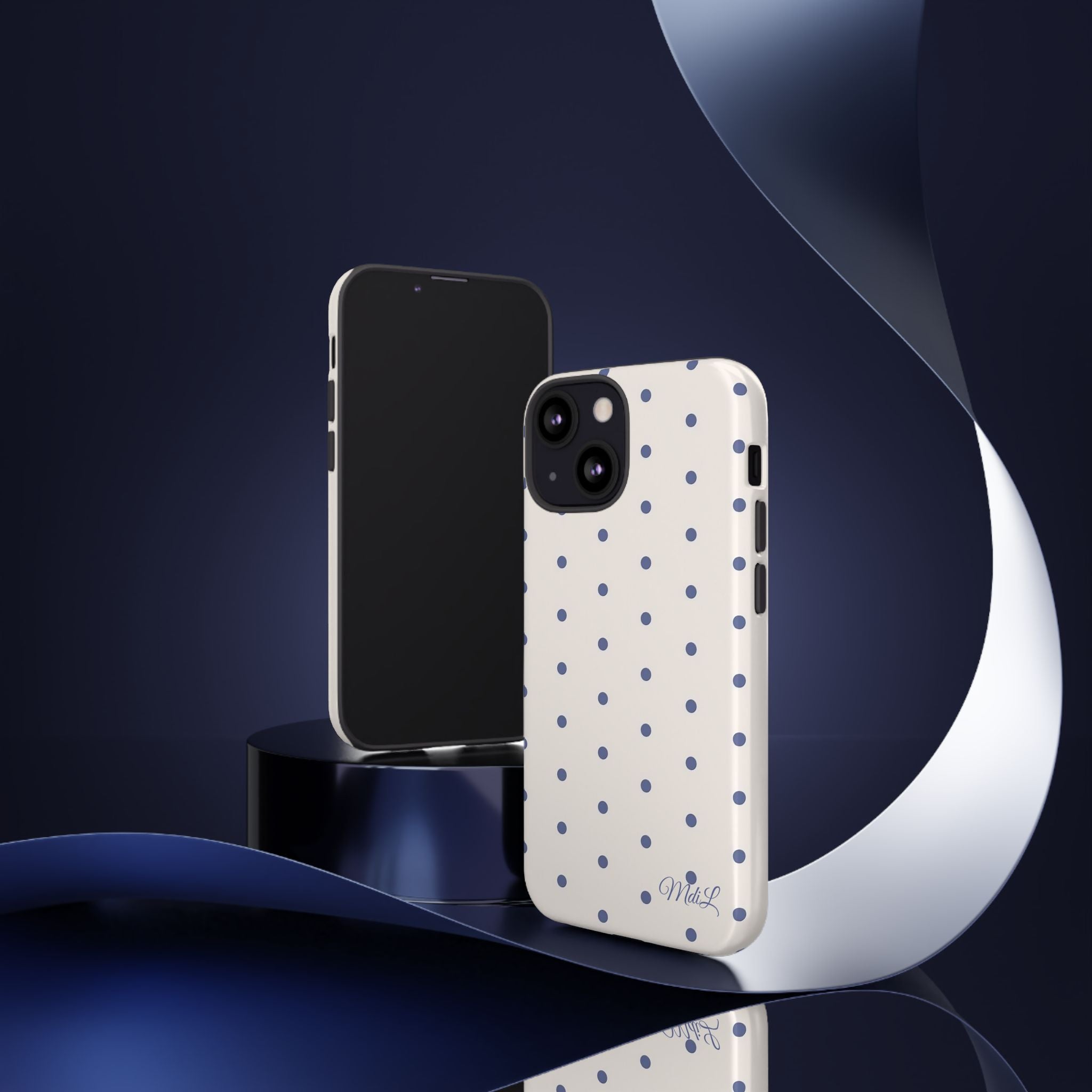 Polka Dots | Blue and White - Mare di Luna