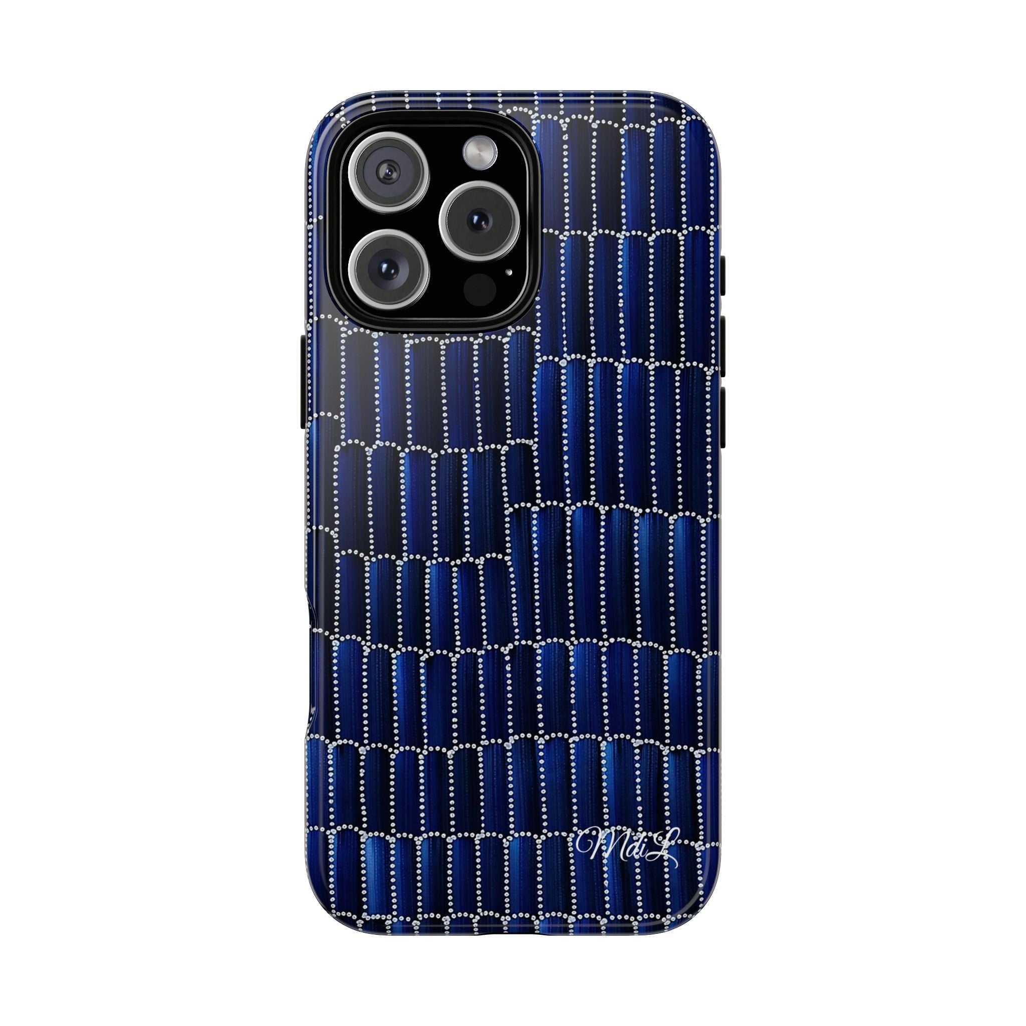 Watercolor Diamonds | Midnight Blue - Mare di Luna