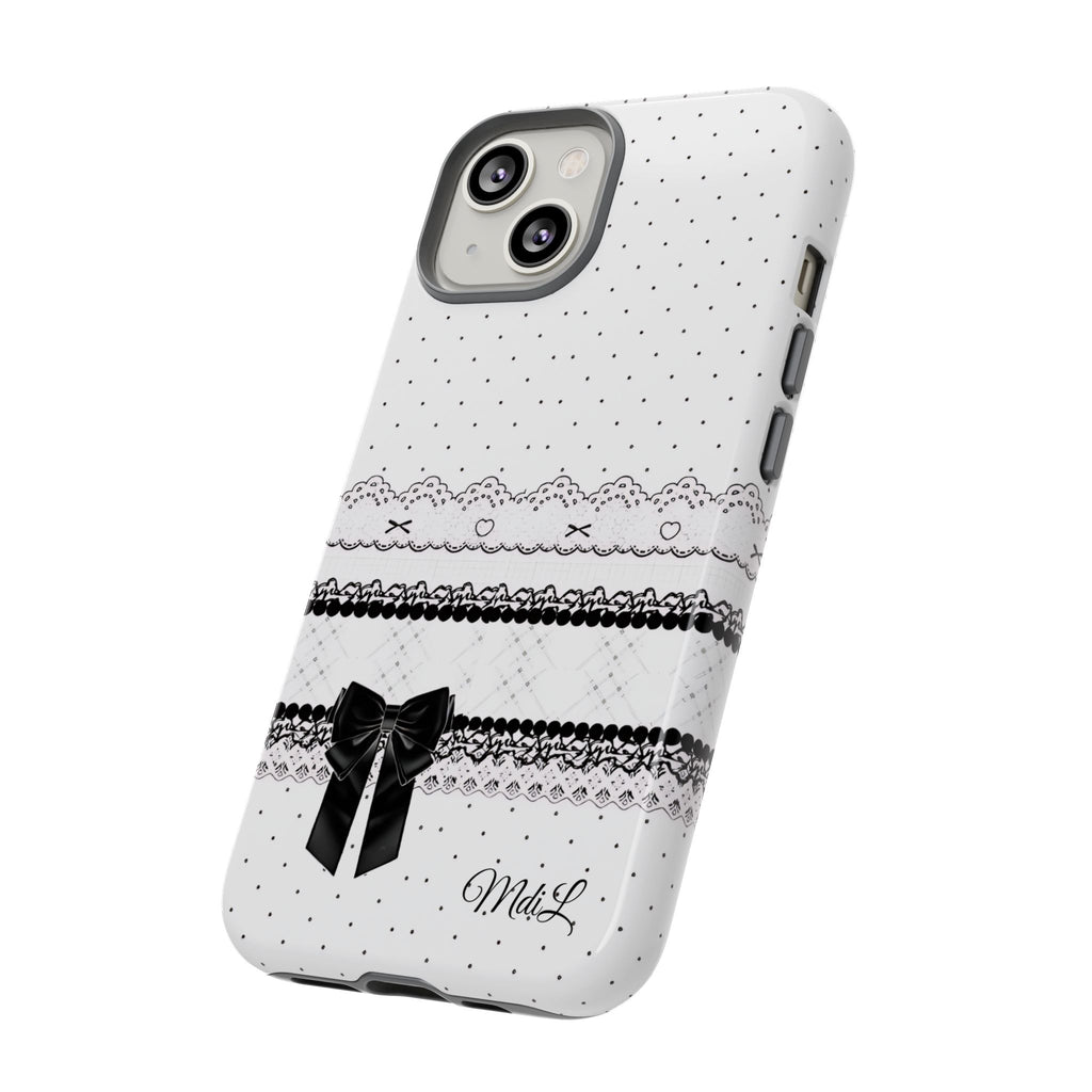 Dotted Lace | Black and White - Mare di Luna