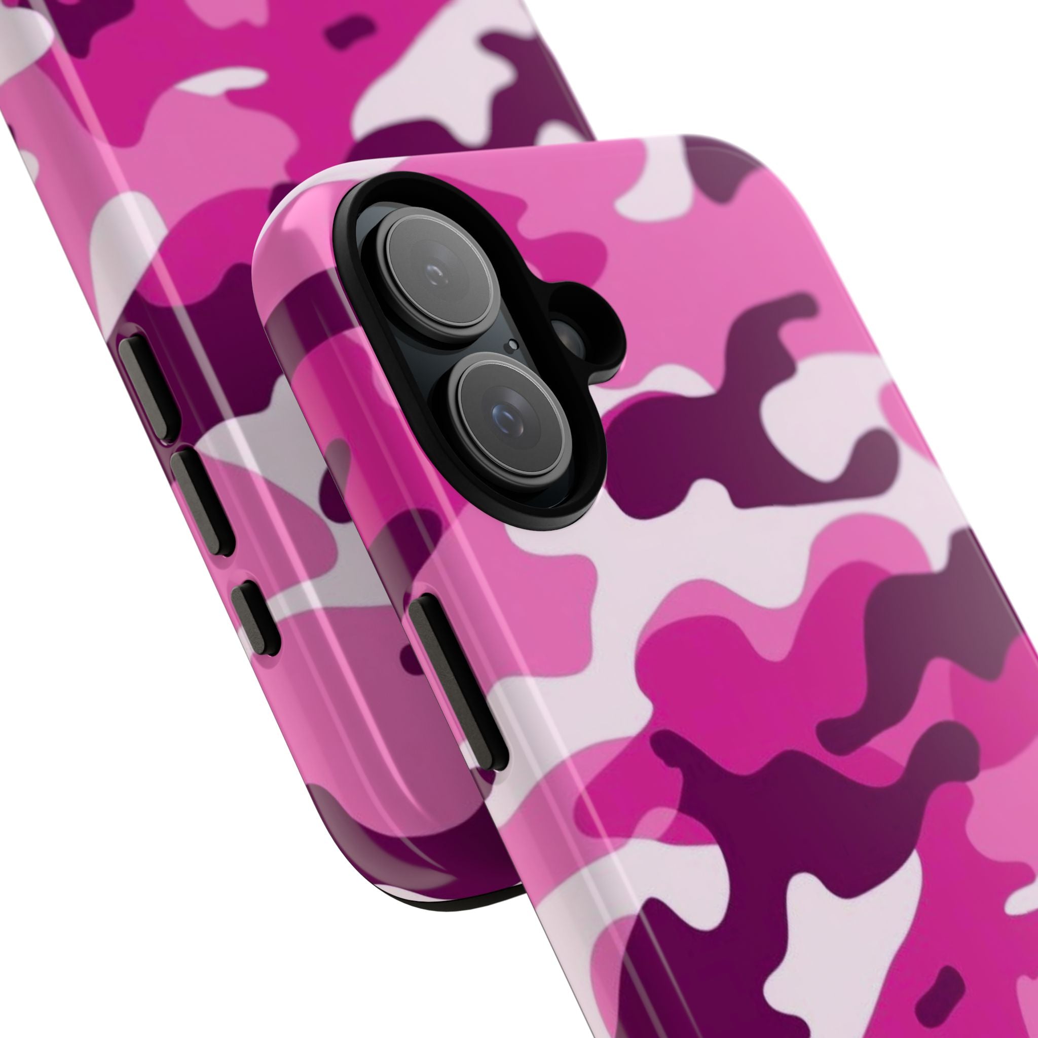 Magenta Camo iPhone Case