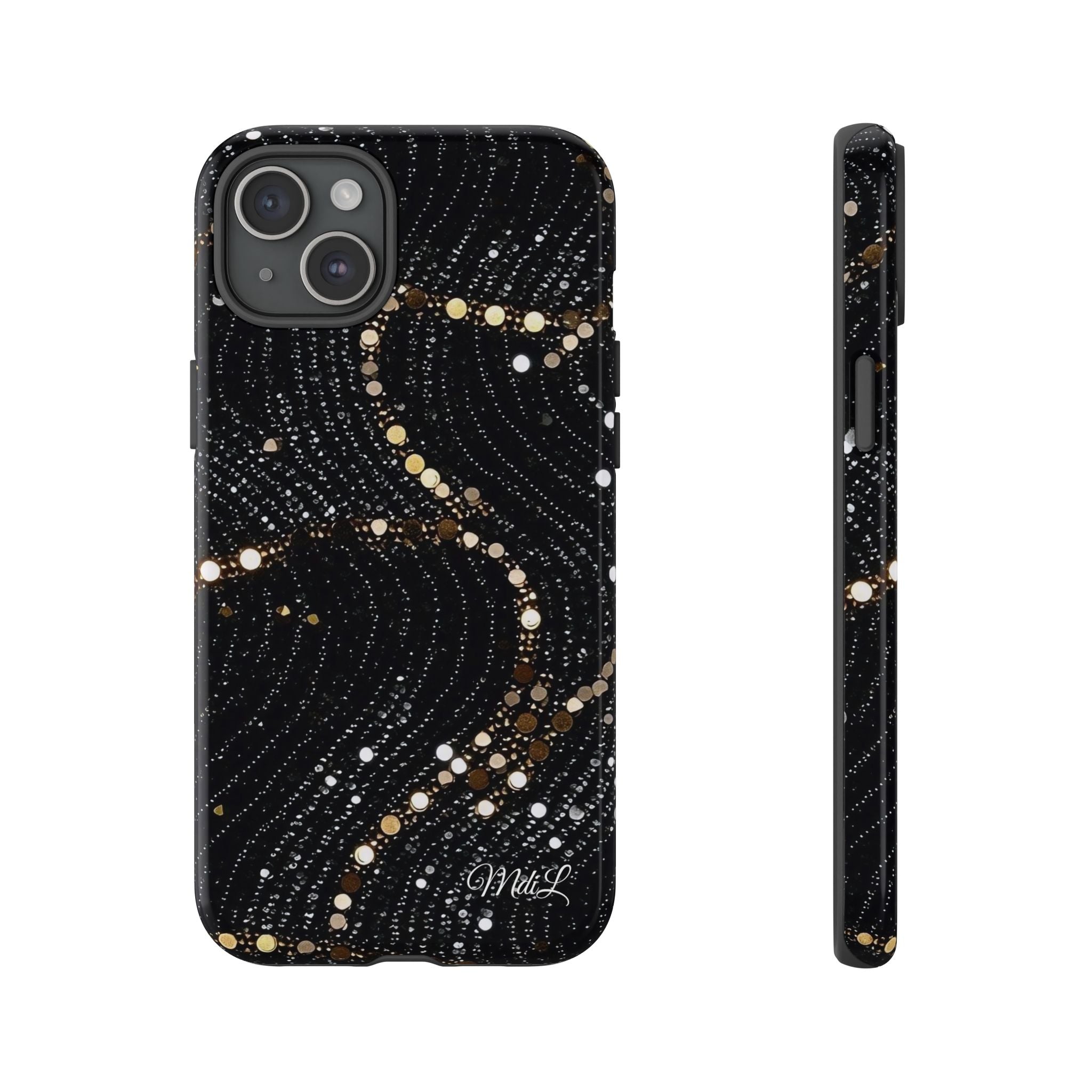 Sequin | Black and Gold - Mare di Luna