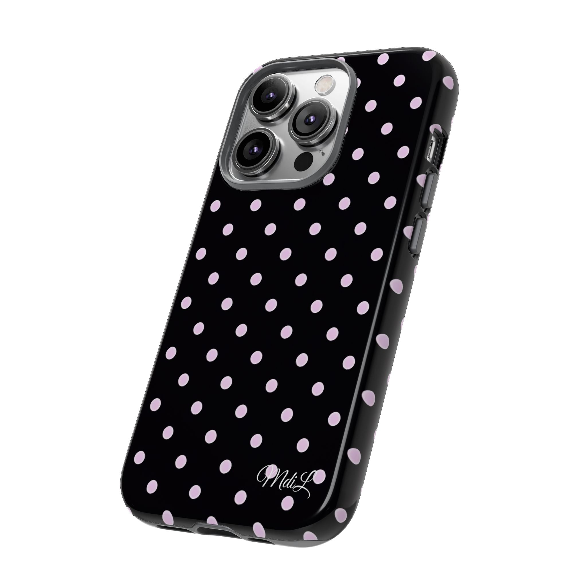 Polka Dots | Pink and Black - Mare di Luna