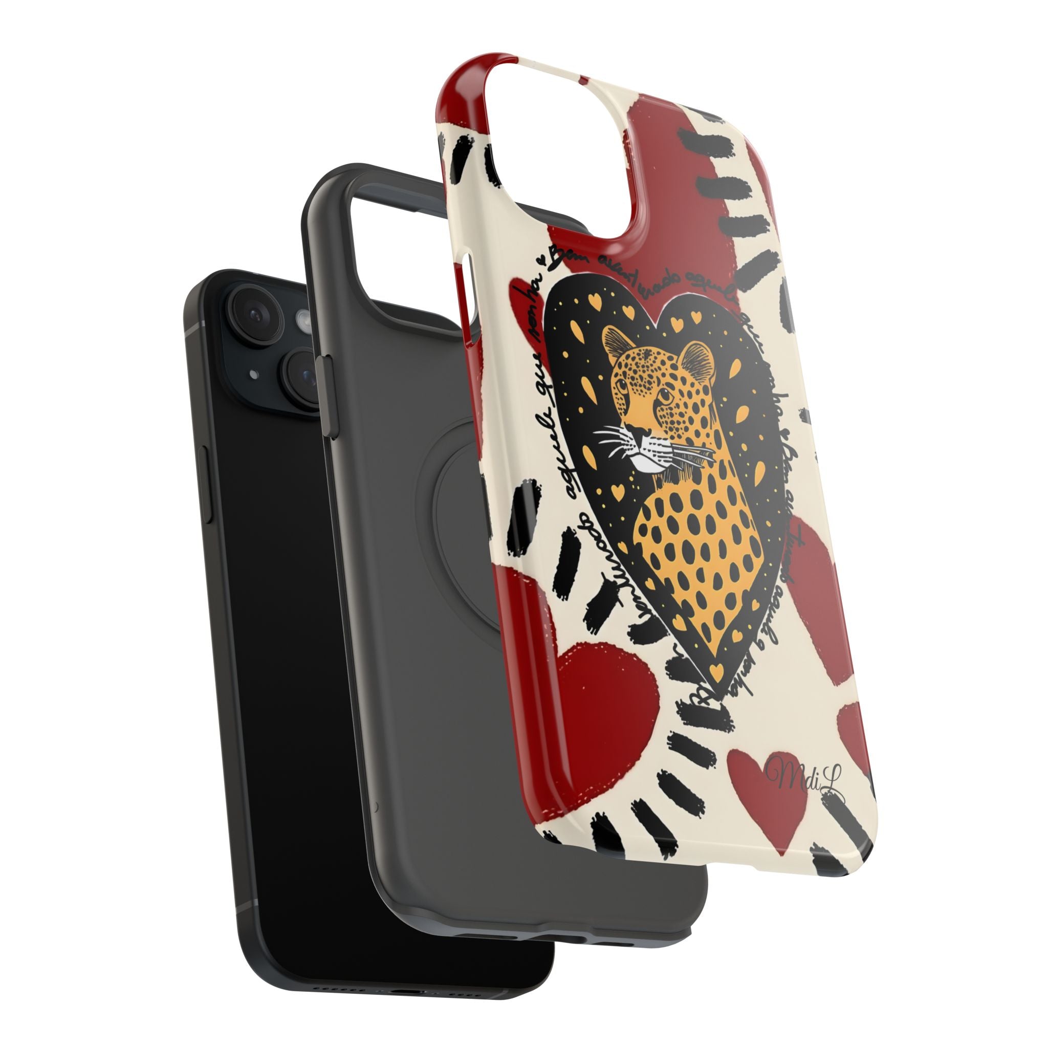 Leopard Hearts MagSafe