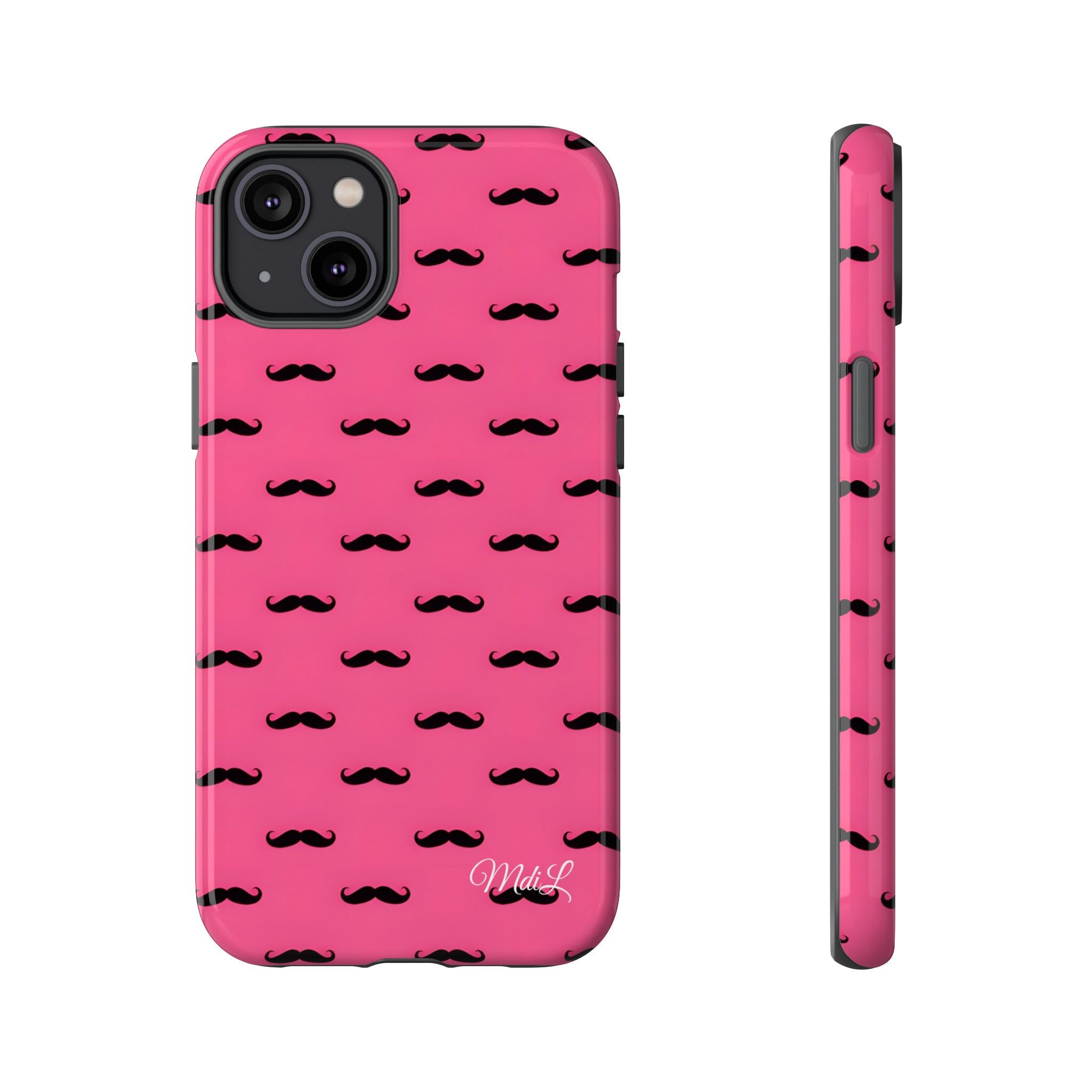 Pink Moustache iPhone Case