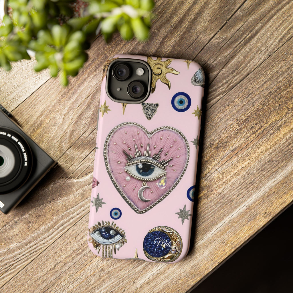 Evil Eye | Pink Heart - Mare di Luna
