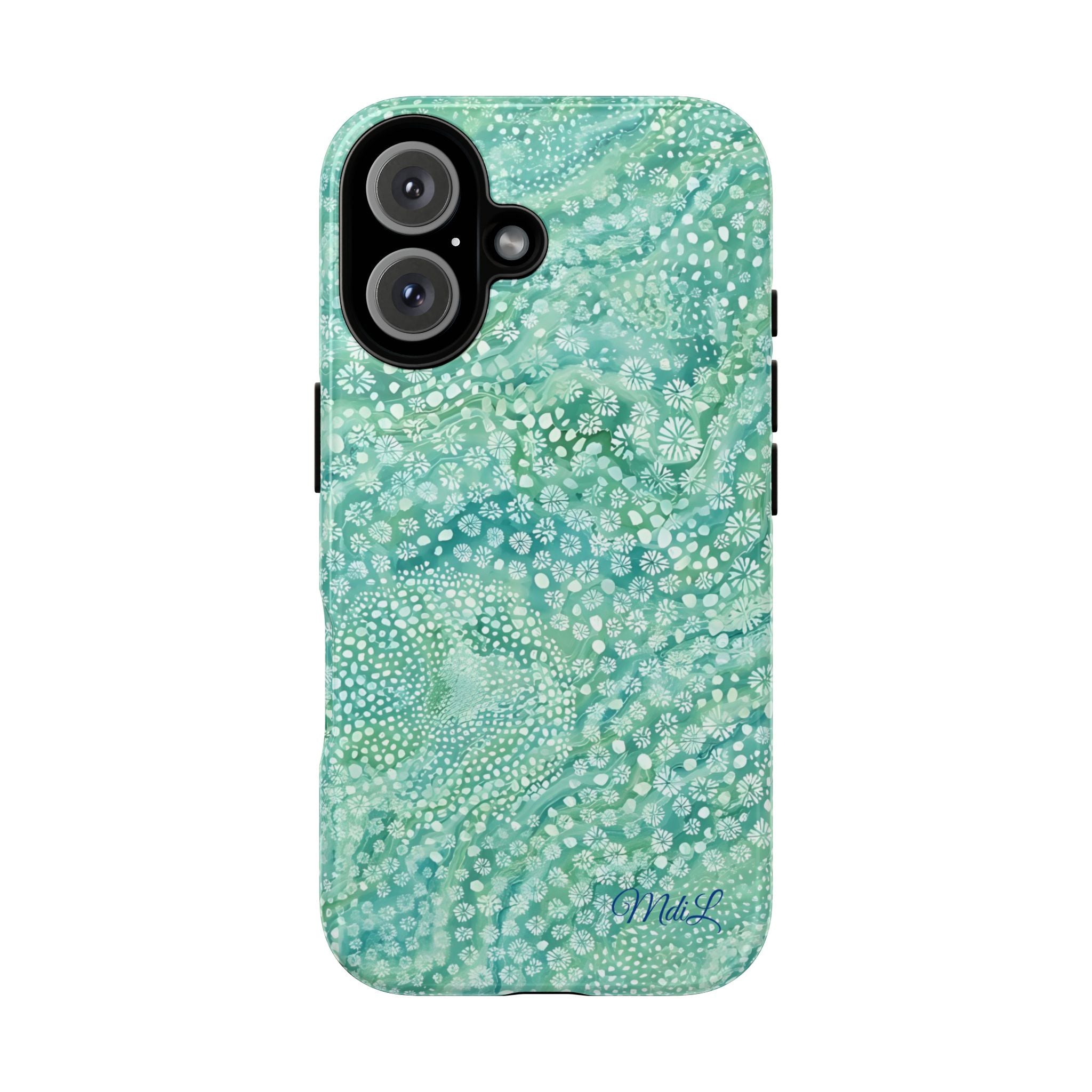 Teal Florals