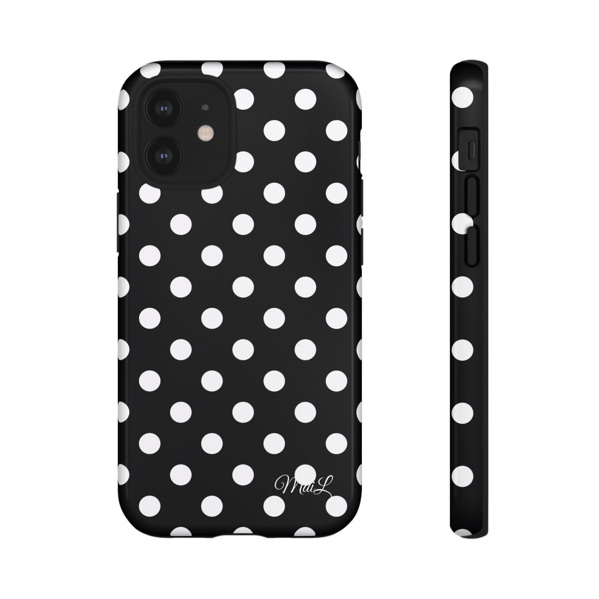 Polka Dots | White and Black - Mare di Luna