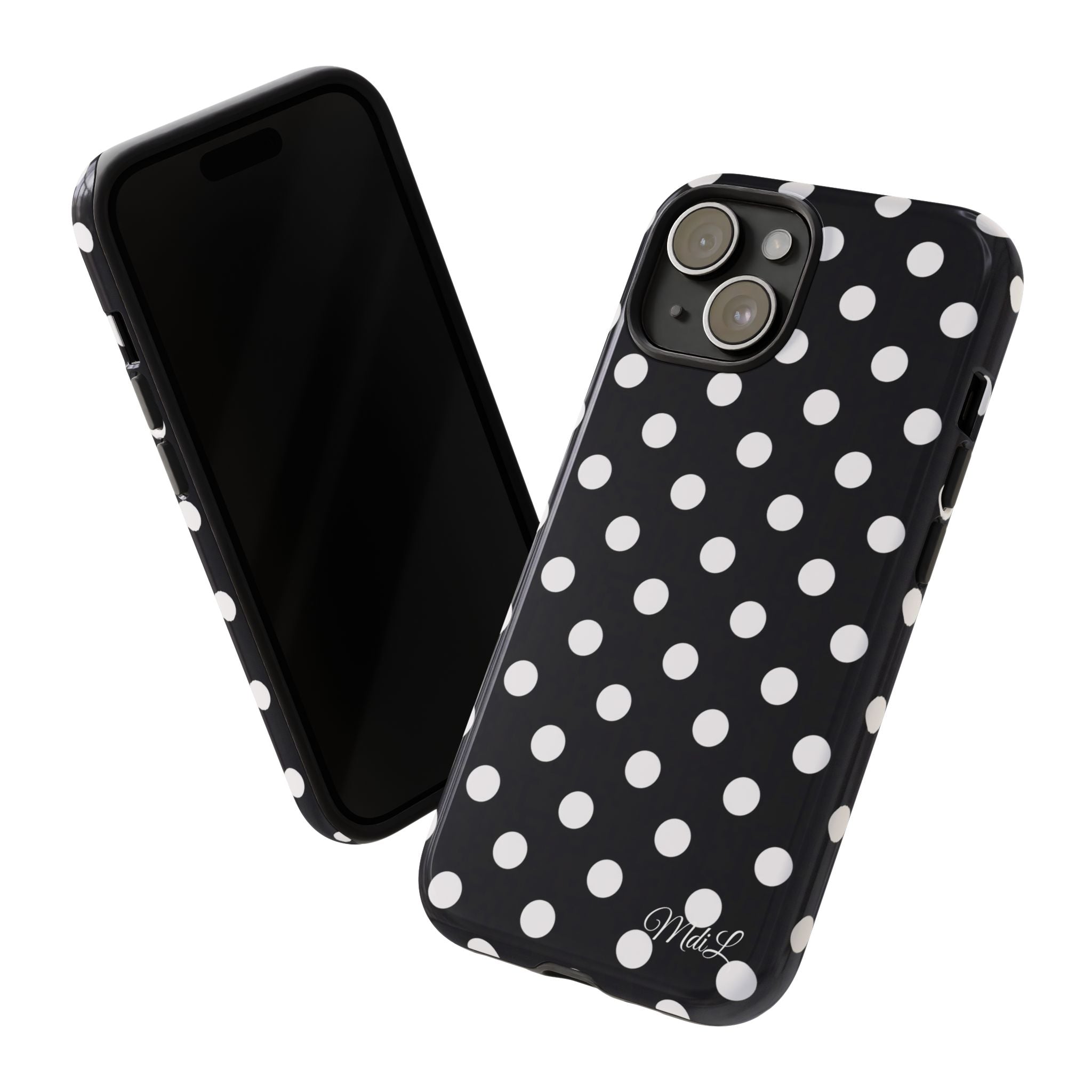 Polka Dots | White and Black - Mare di Luna