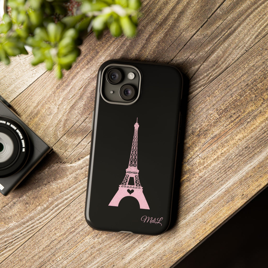 Eiffel Tower | Pink & Black - Mare di Luna