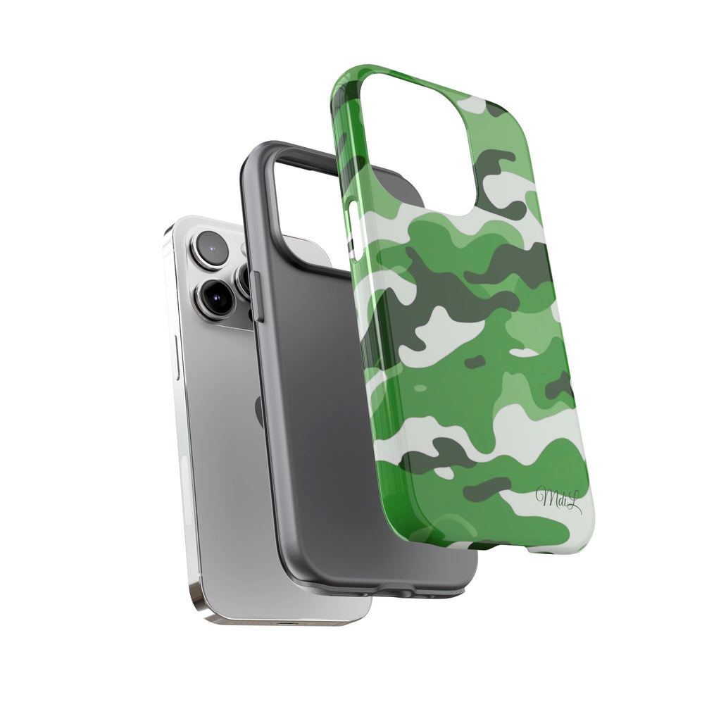 Green Camo iPhone Case