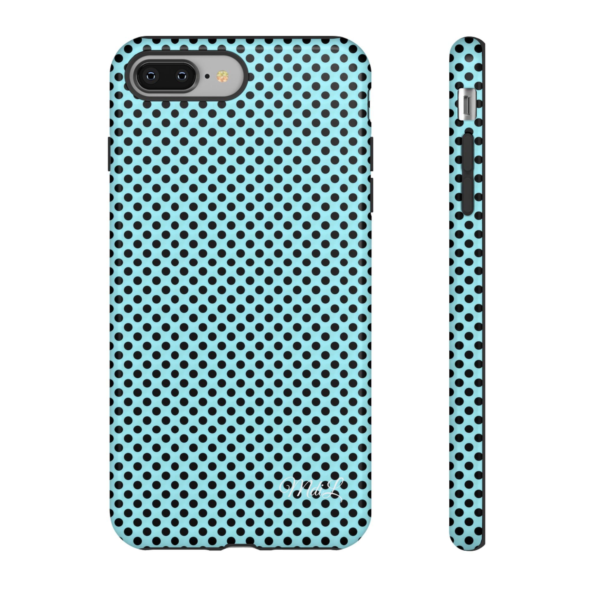 Polka Dots | Black and Blue - Mare di Luna