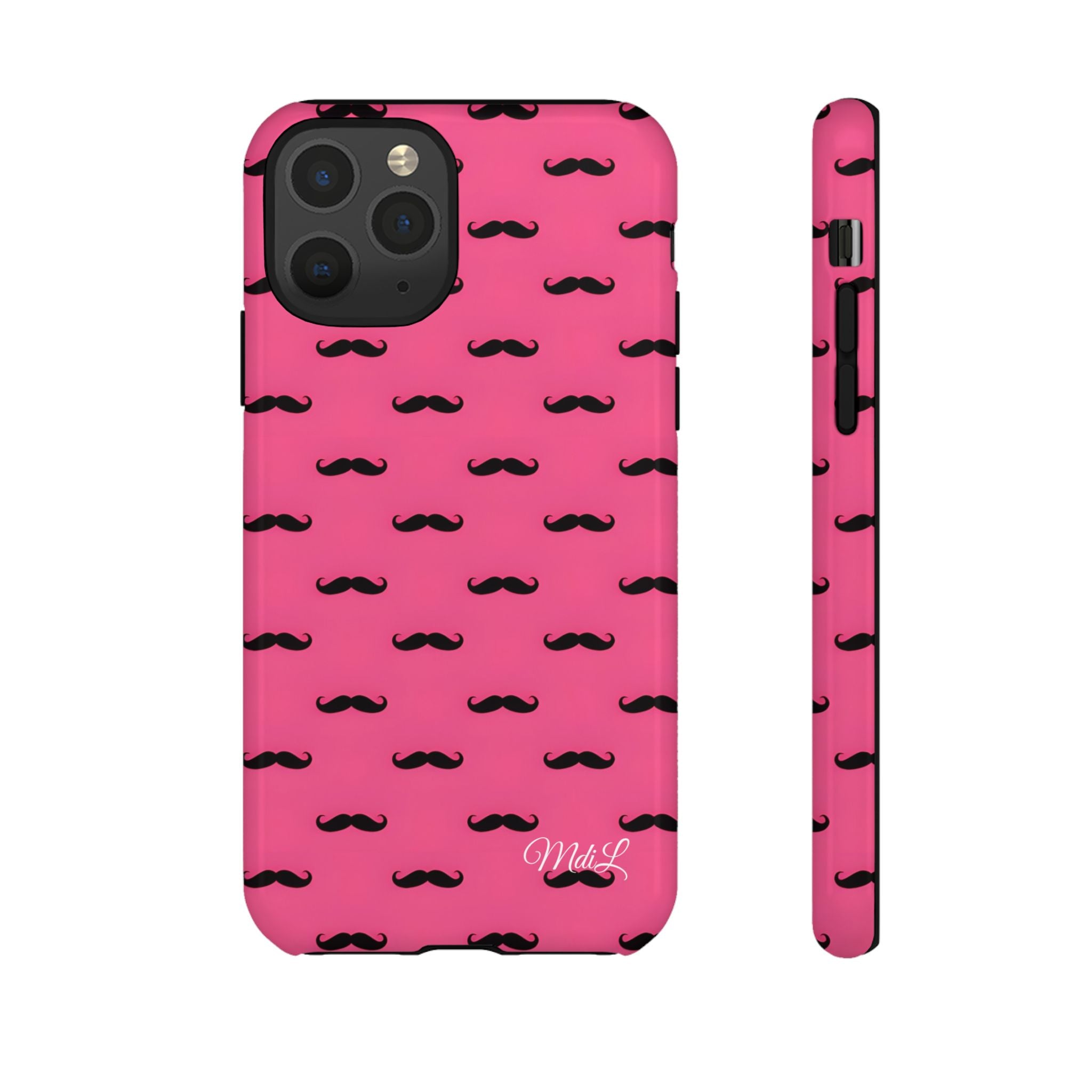 Pink Moustache iPhone Case