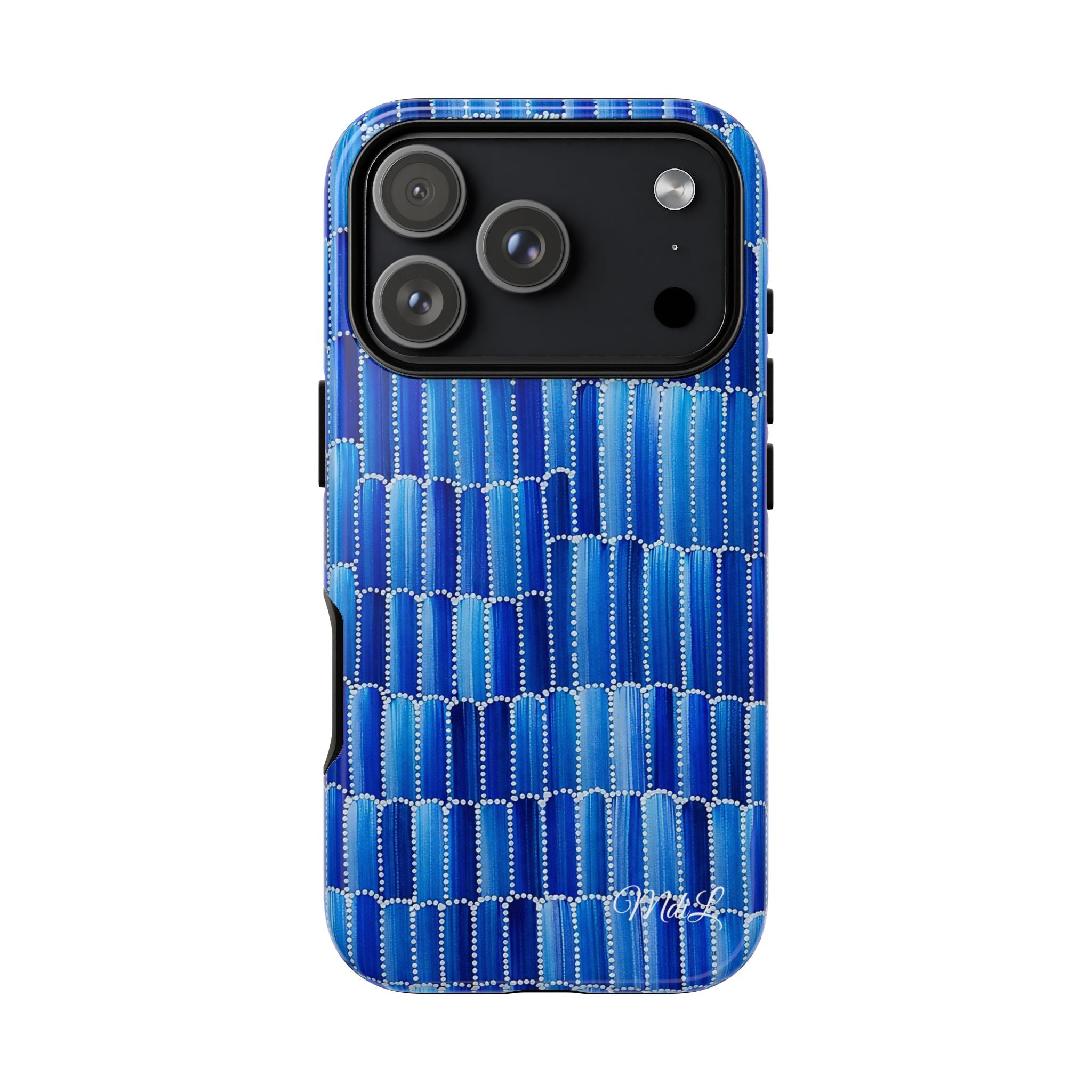 Watercolor Diamonds | Ocean Blue - Mare di Luna