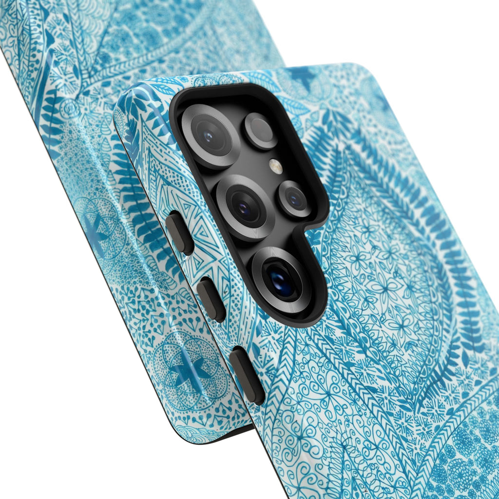 Teal Paisley