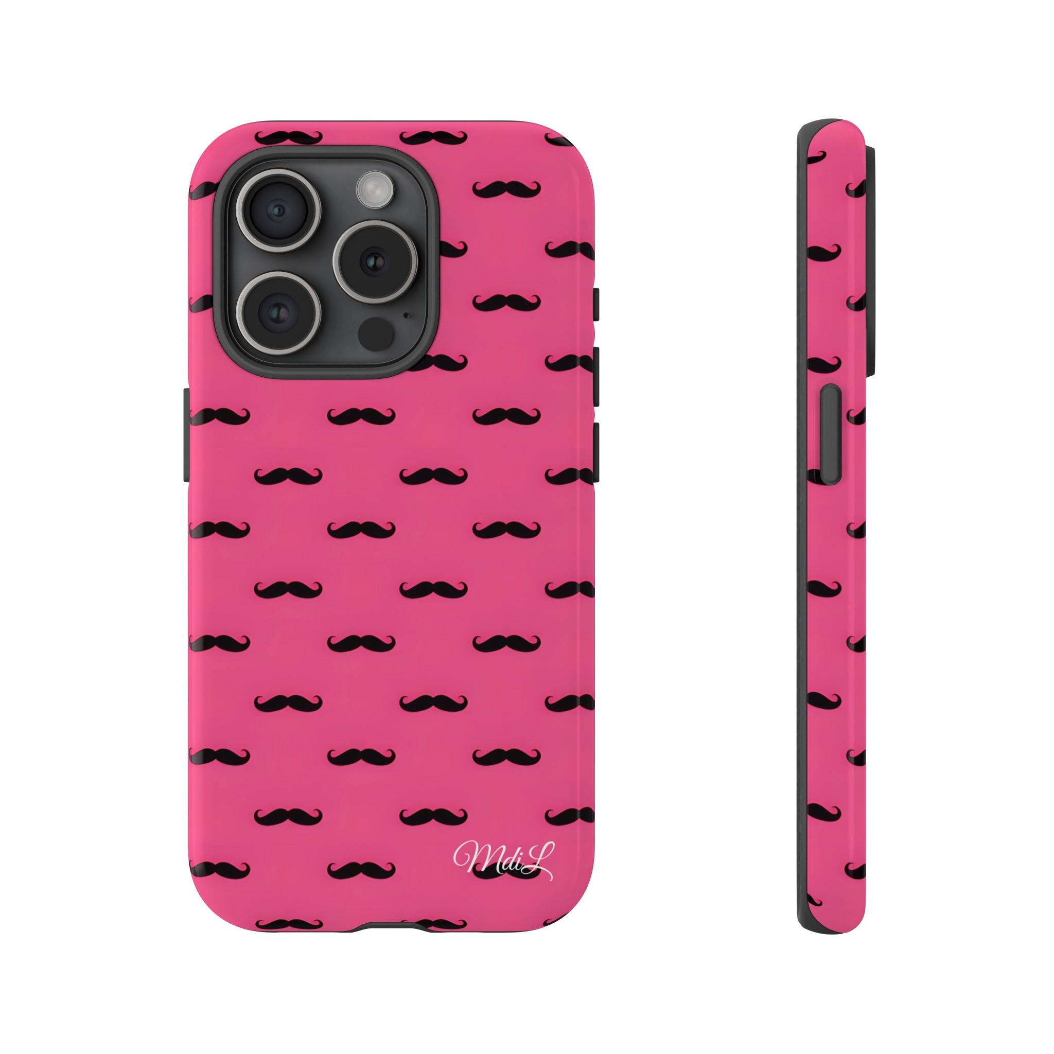 Pink Moustache iPhone Case