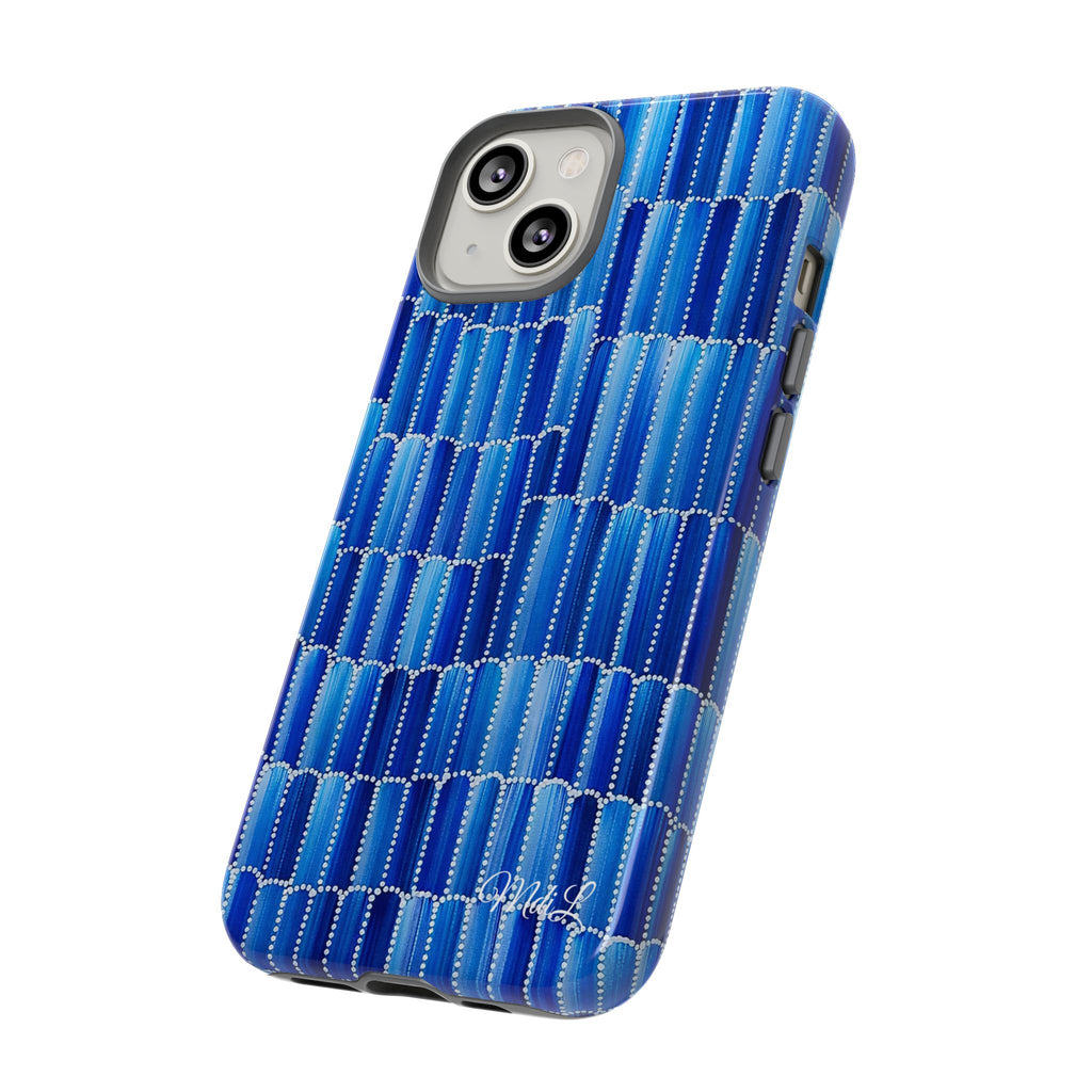 Watercolor Diamonds | Ocean Blue - Mare di Luna