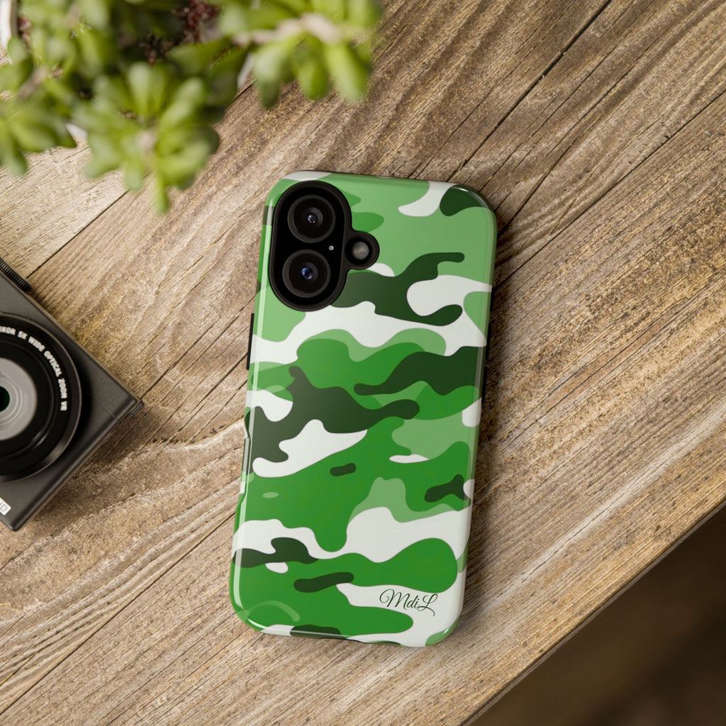 Green Camo iPhone Case
