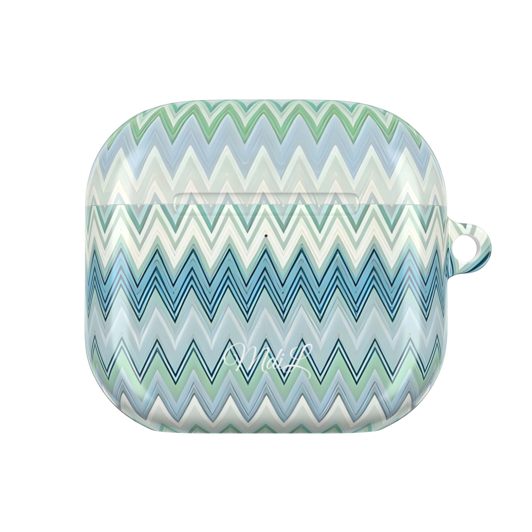 Teal Zag AirPods Case