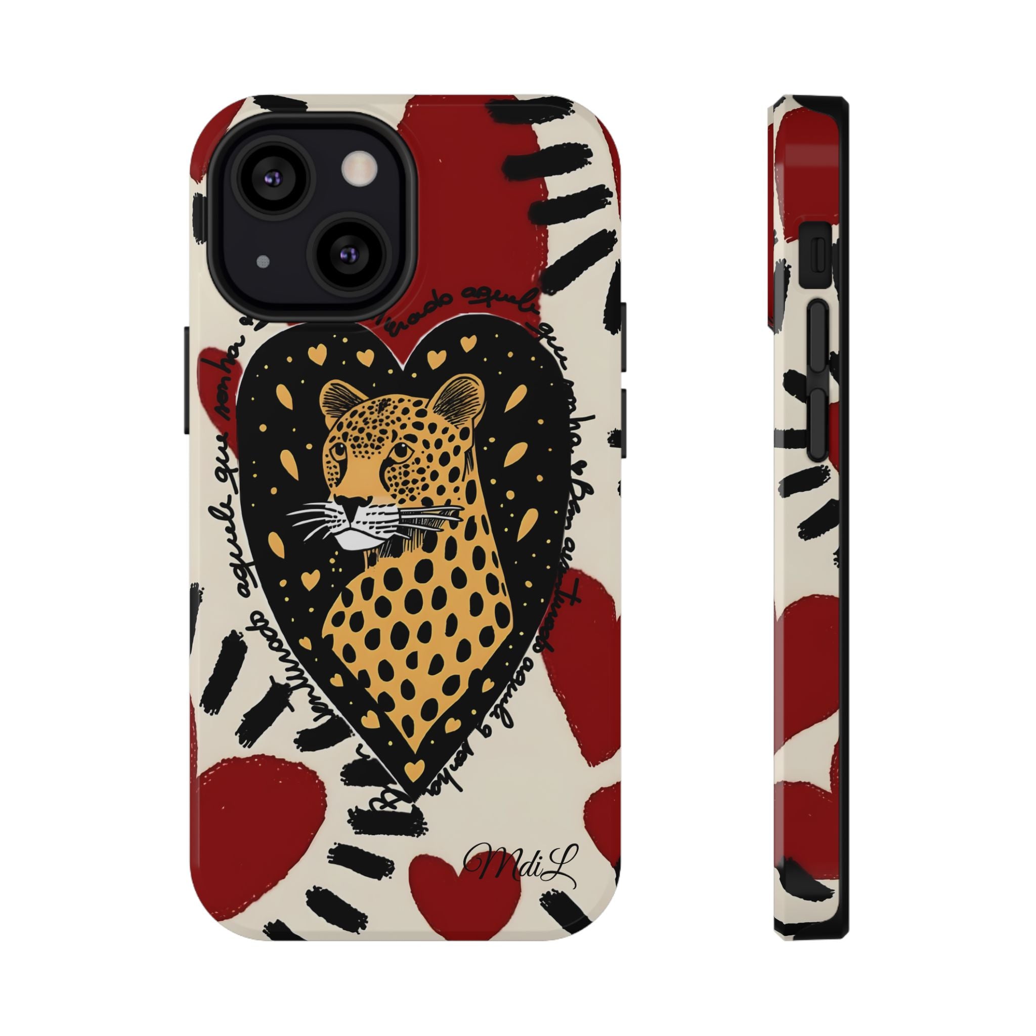 Leopard Hearts MagSafe