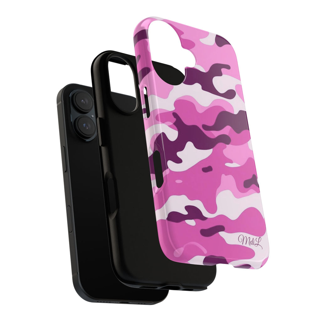 Fuschia Camo iPhone Case