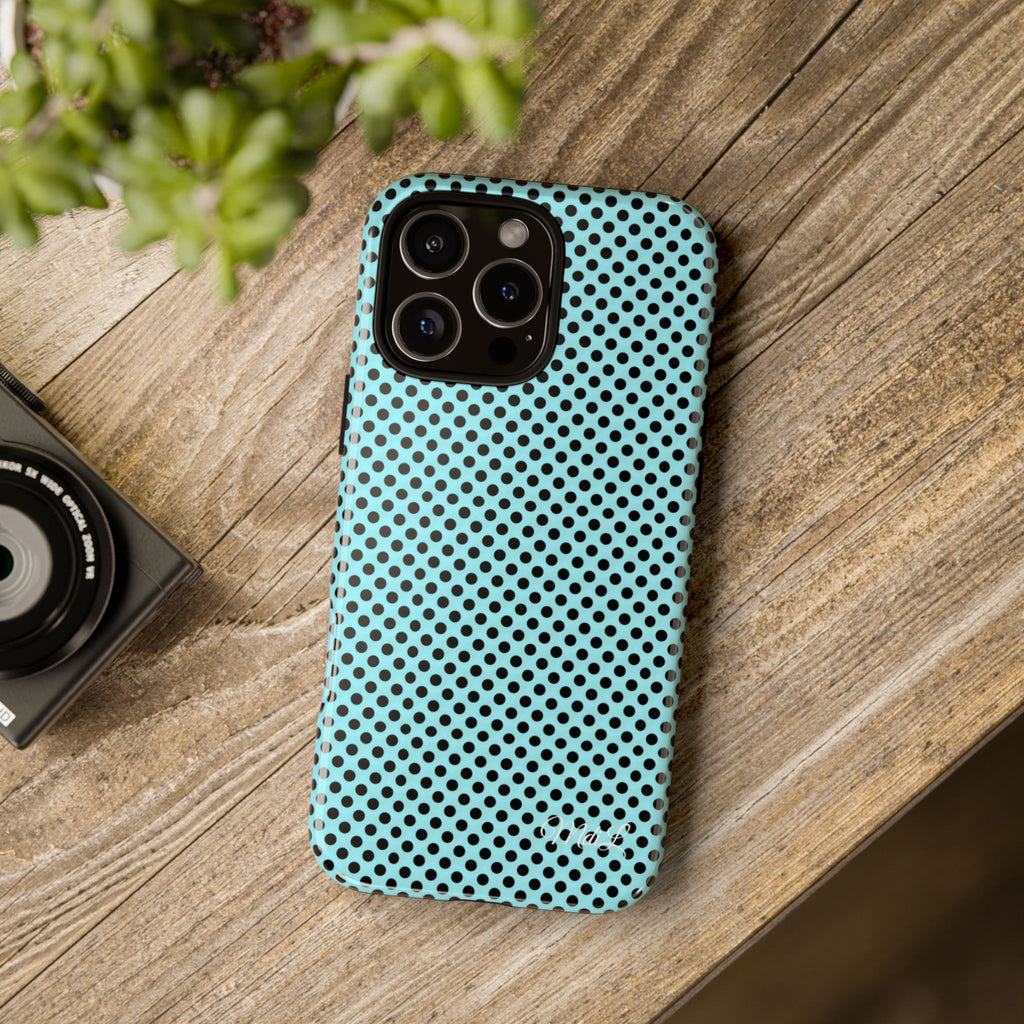 Polka Dots | Black and Blue - Mare di Luna