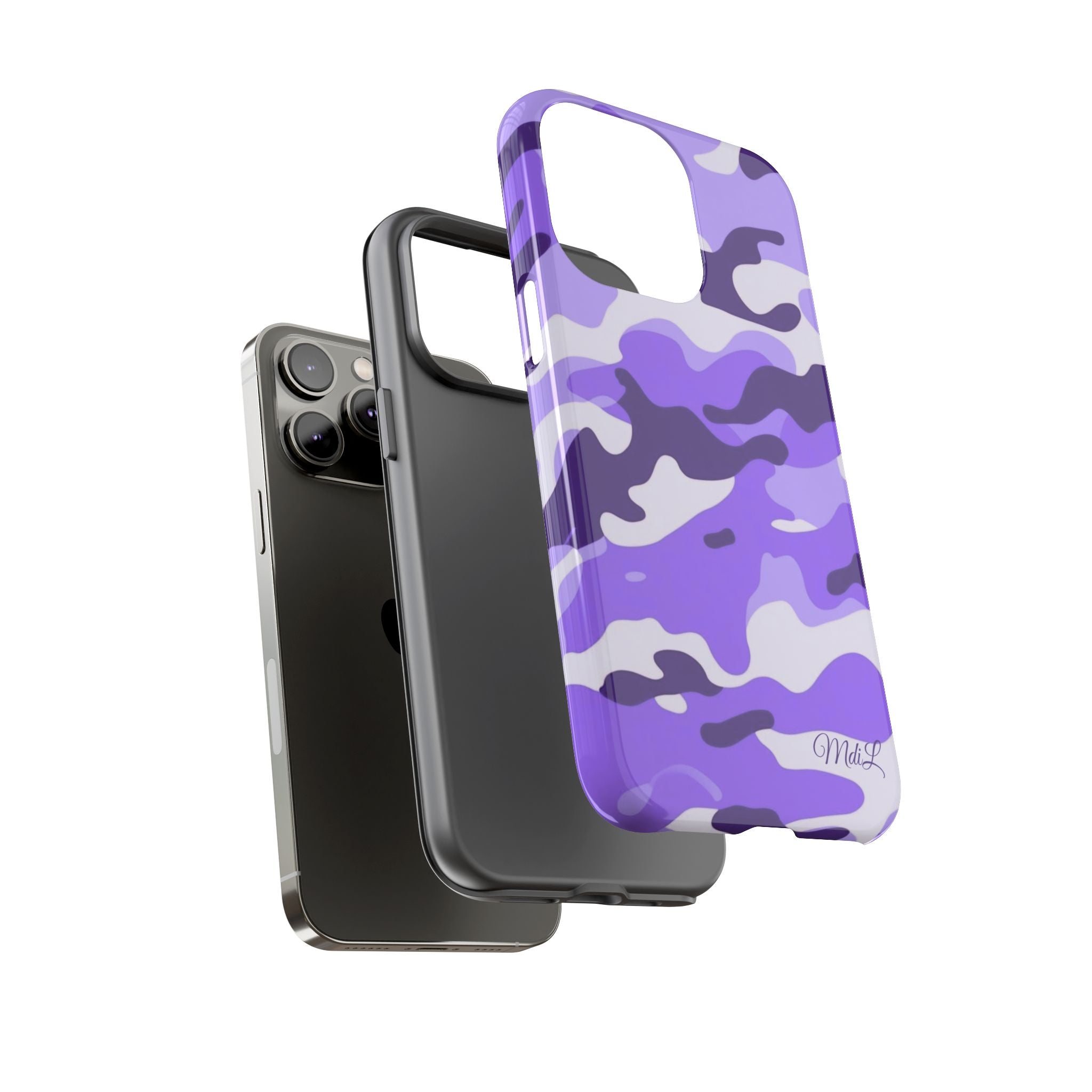 Purple Camo iPhone Case