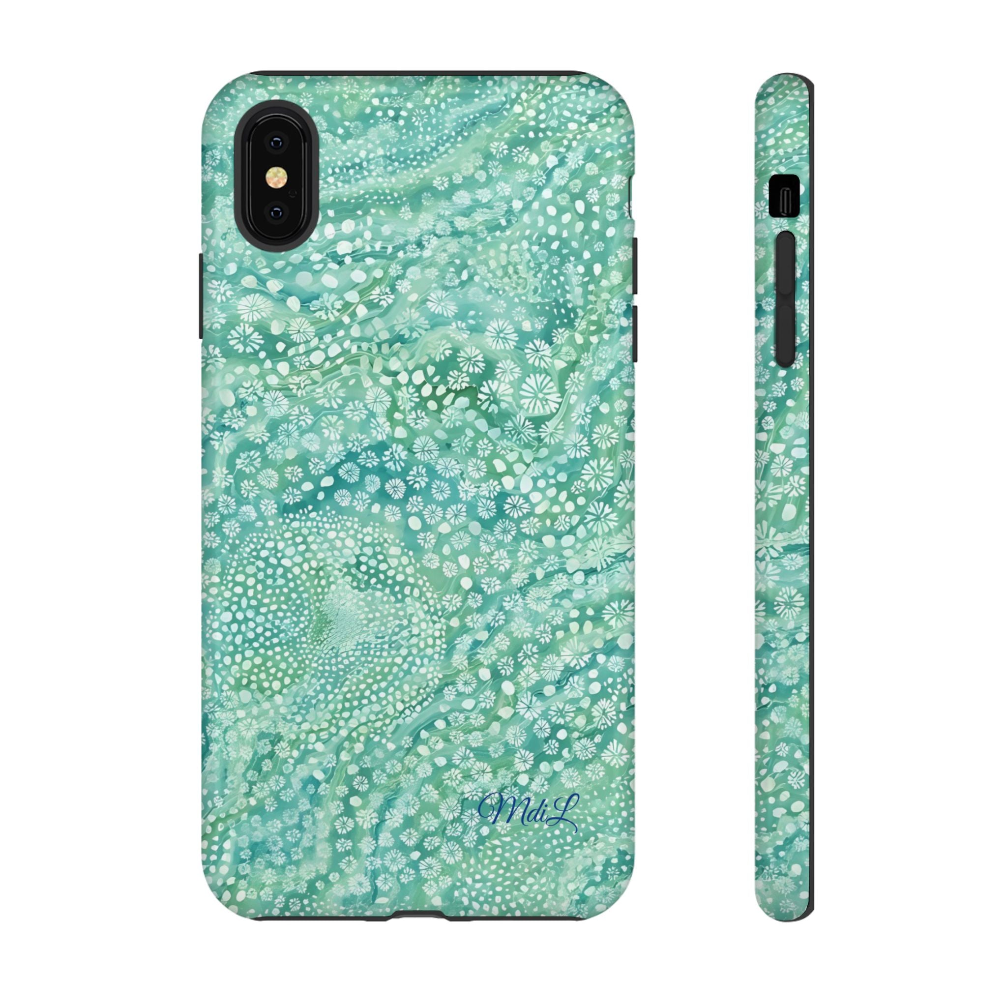 Teal Florals