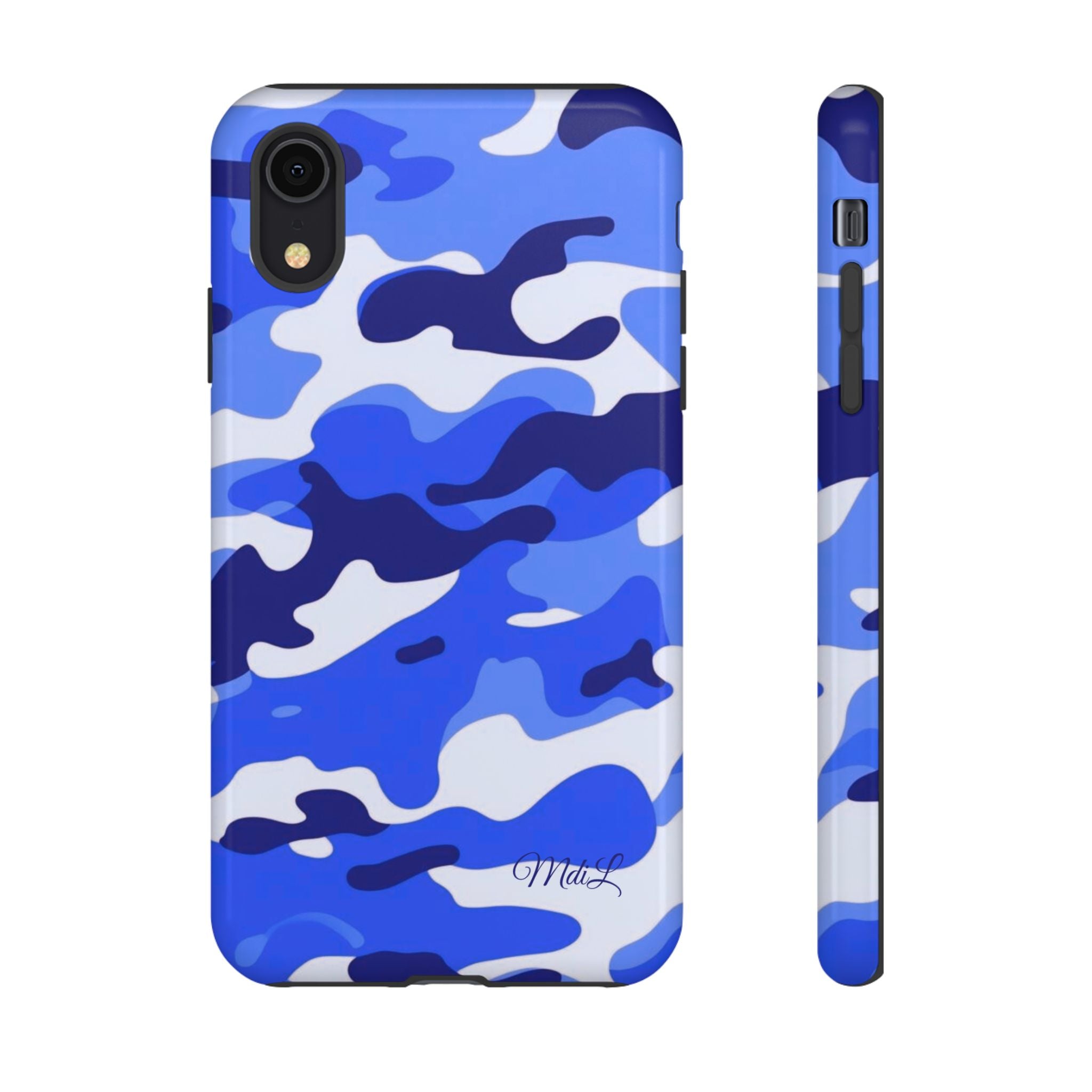 Blue Camo iPhone Case