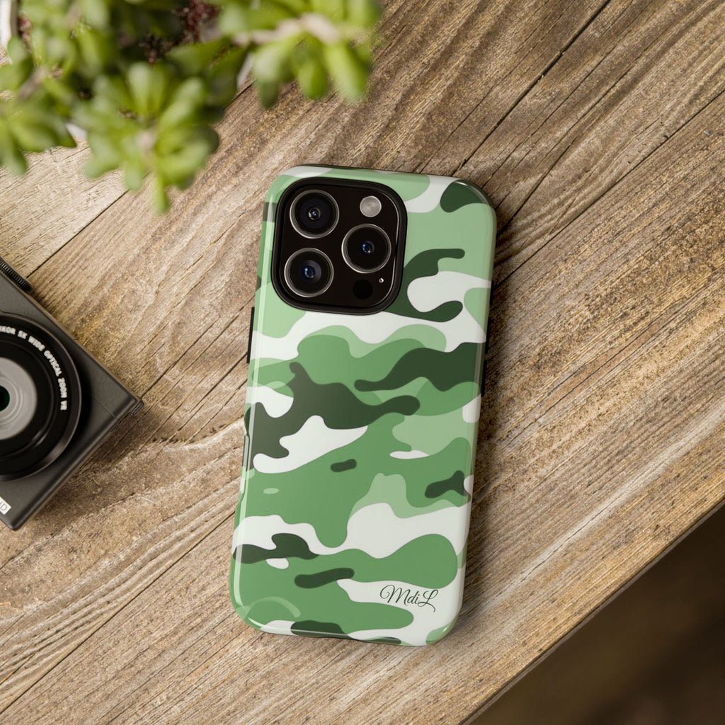 Mint Camo iPhone Case