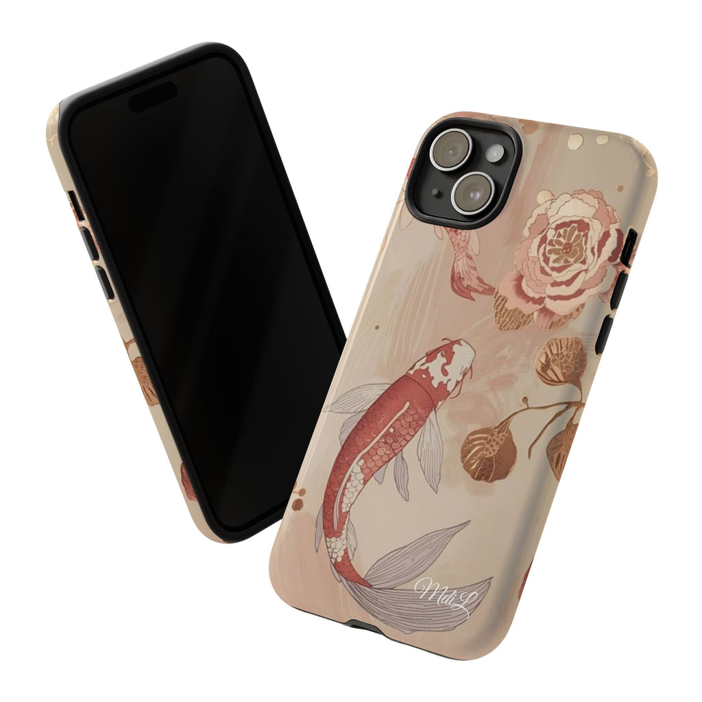 Rosy Koi Pond iPhone Case