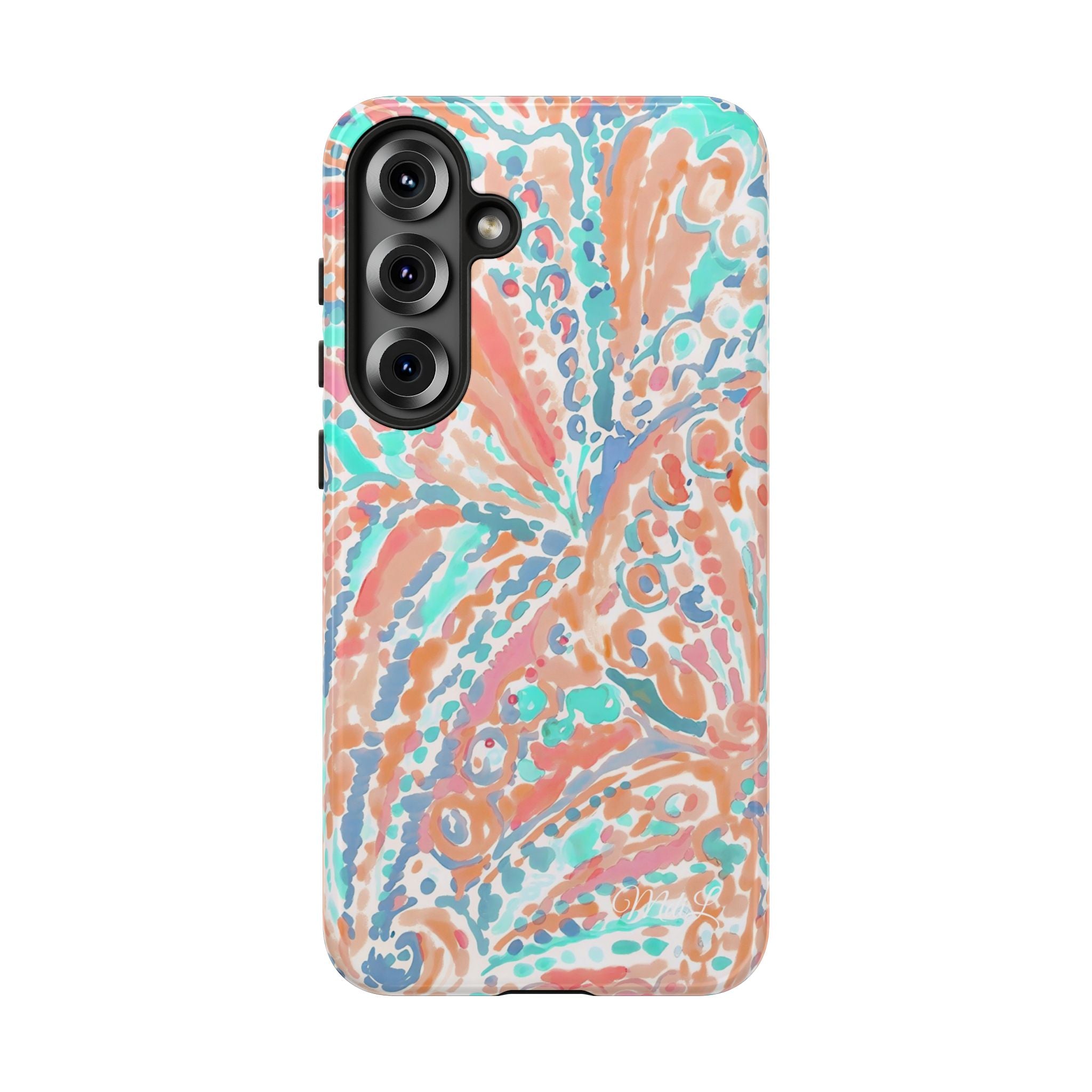 Coral & Teal