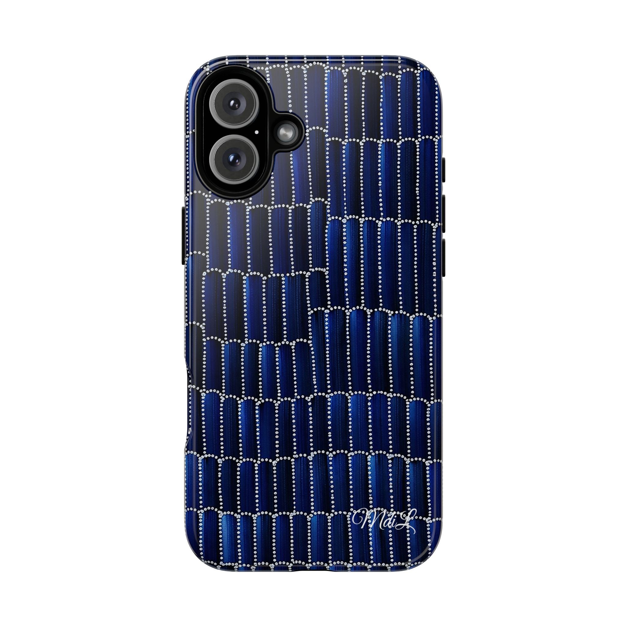 Watercolor Diamonds | Midnight Blue - Mare di Luna