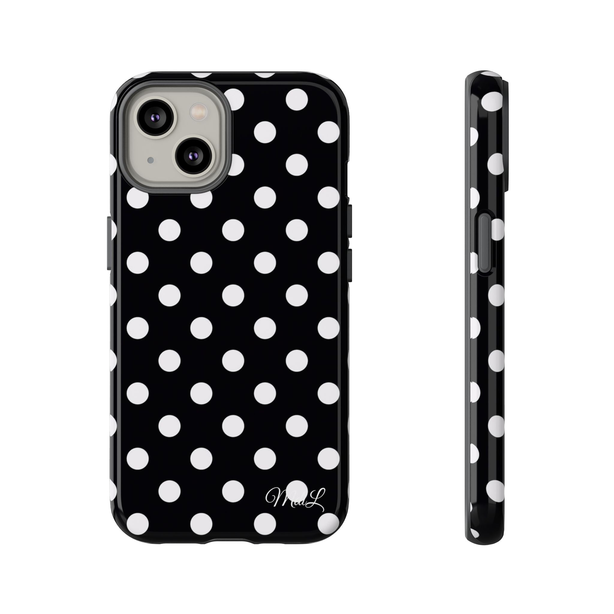 Polka Dots | White and Black - Mare di Luna