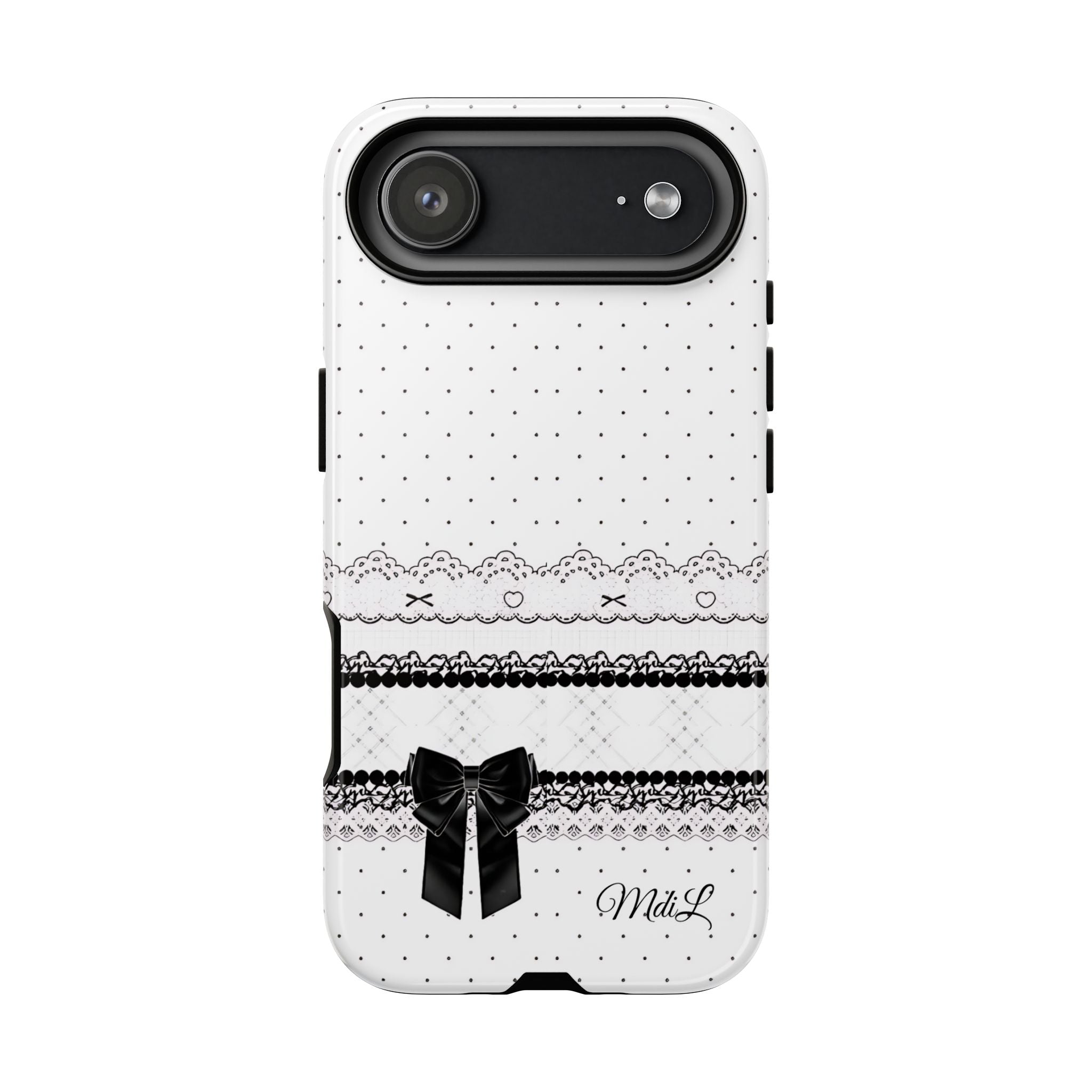 Dotted Lace | Black and White - Mare di Luna