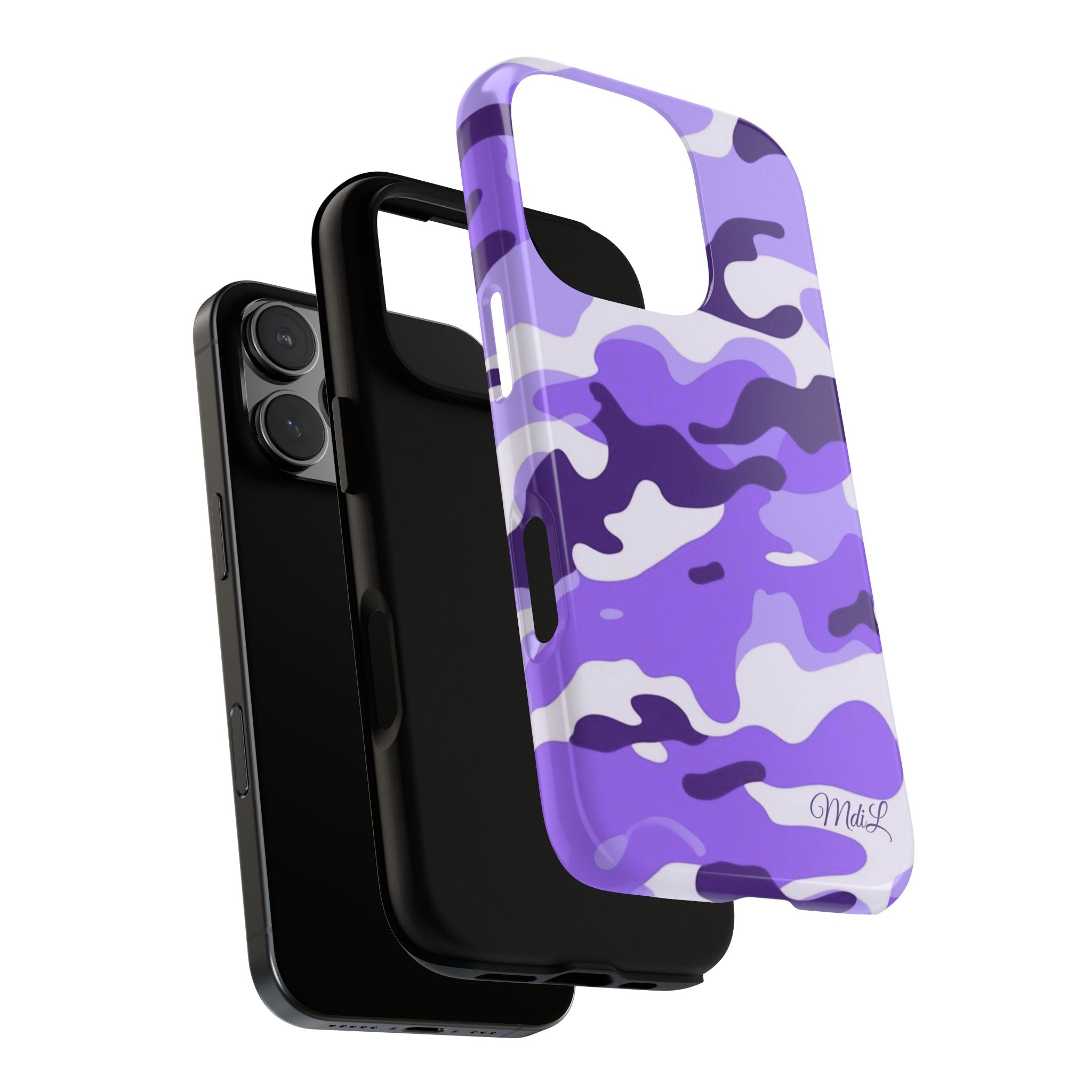 Purple Camo iPhone Case