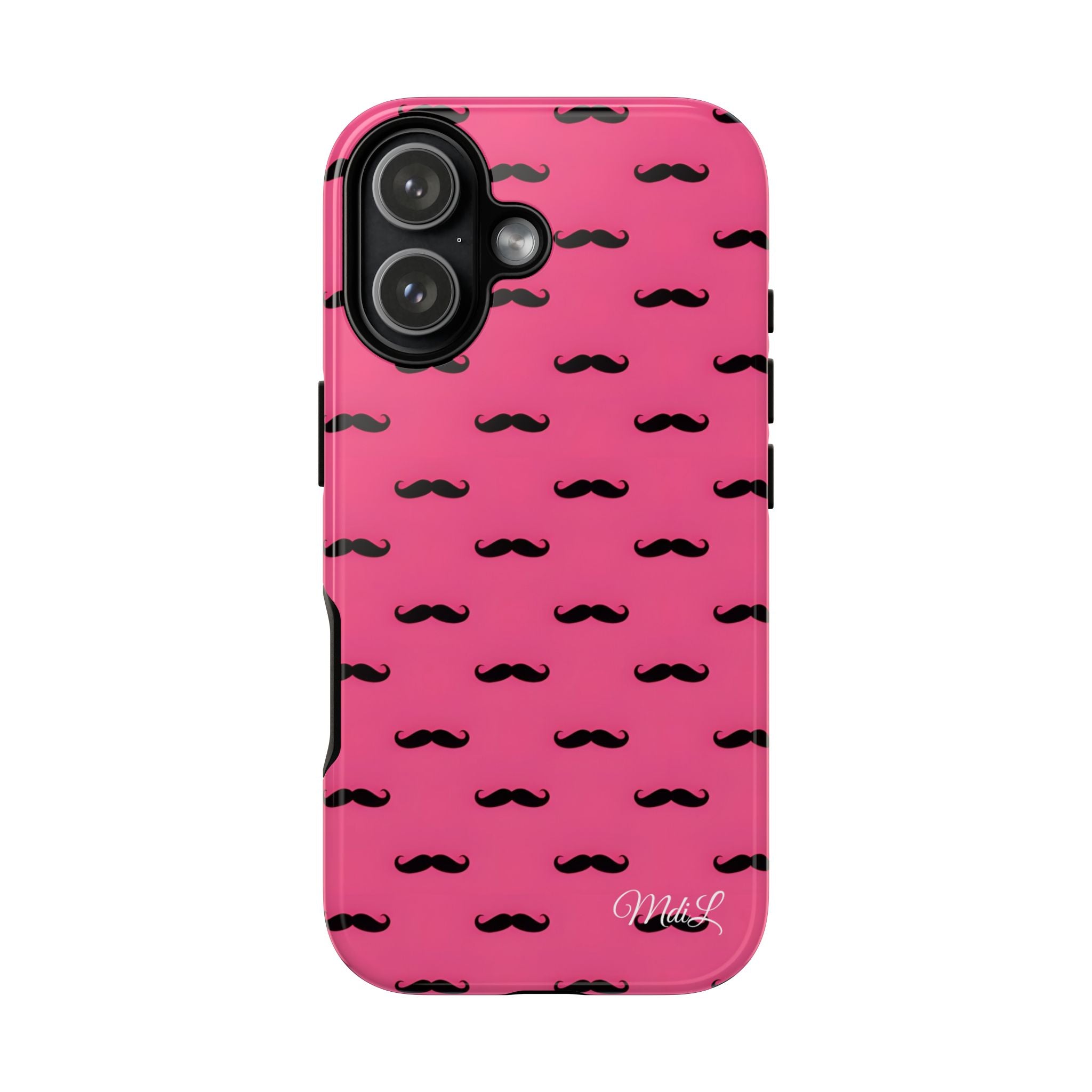 Pink Moustache iPhone Case