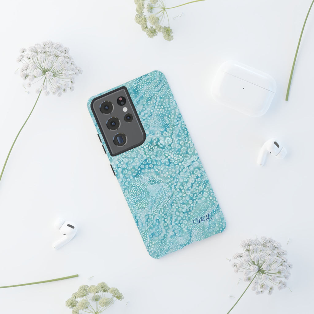 Teal Florals