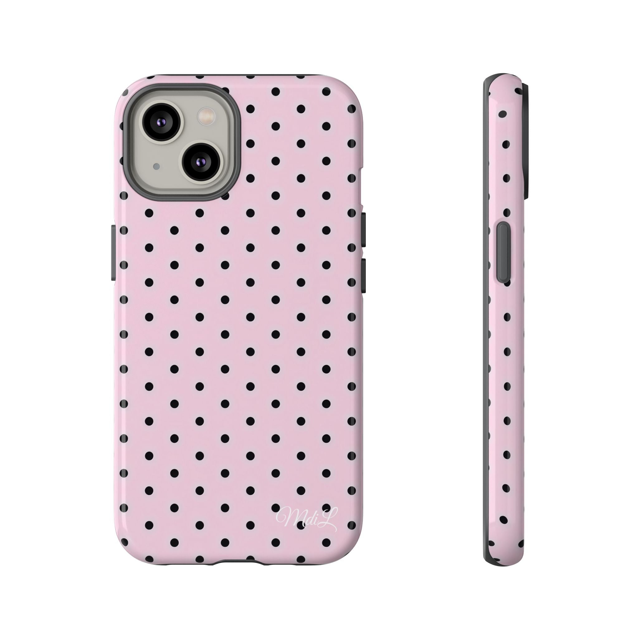 Polka Dots | Pink and Black - Mare di Luna